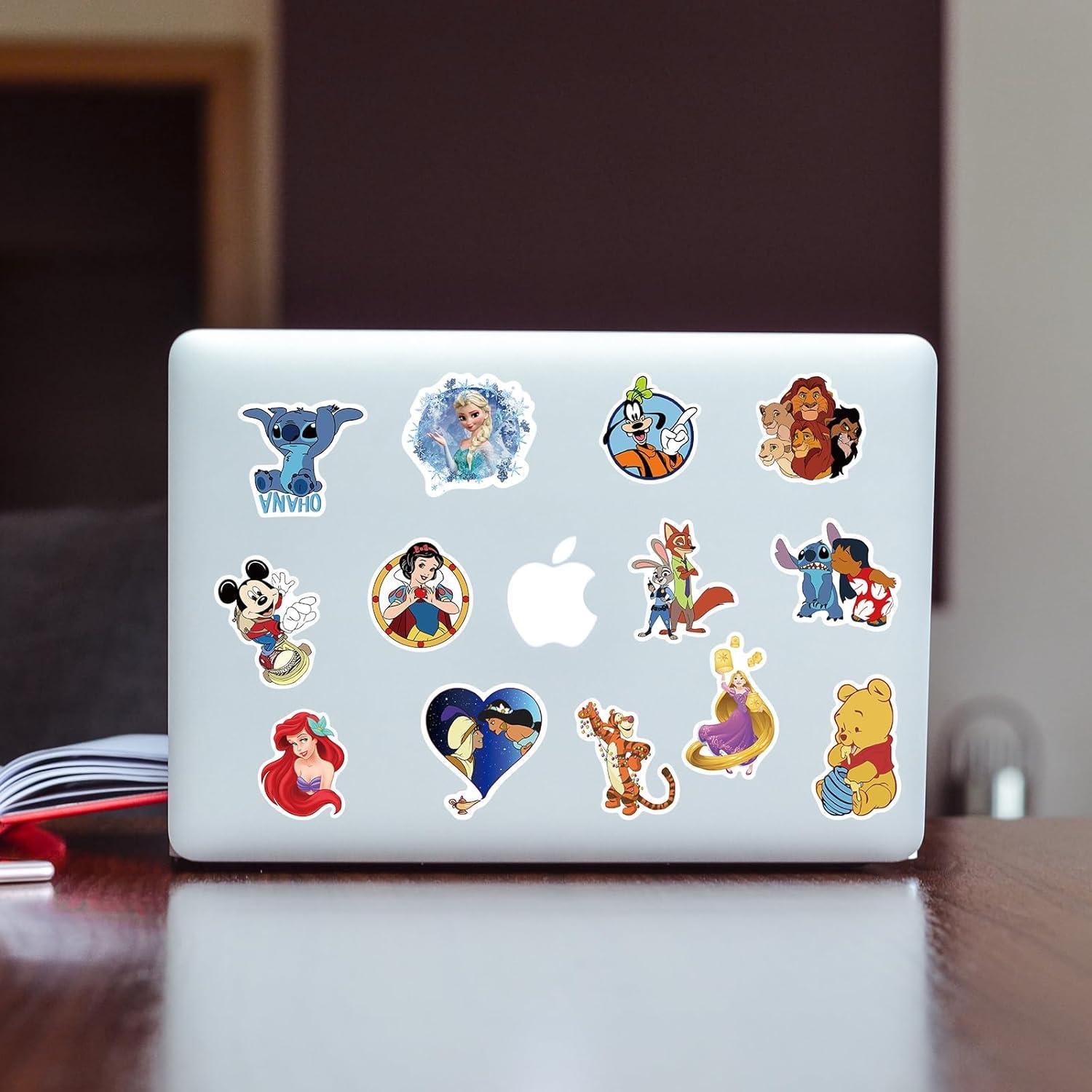 100 Stickers Disney Kawaii Impermeables OYZX para Decorar