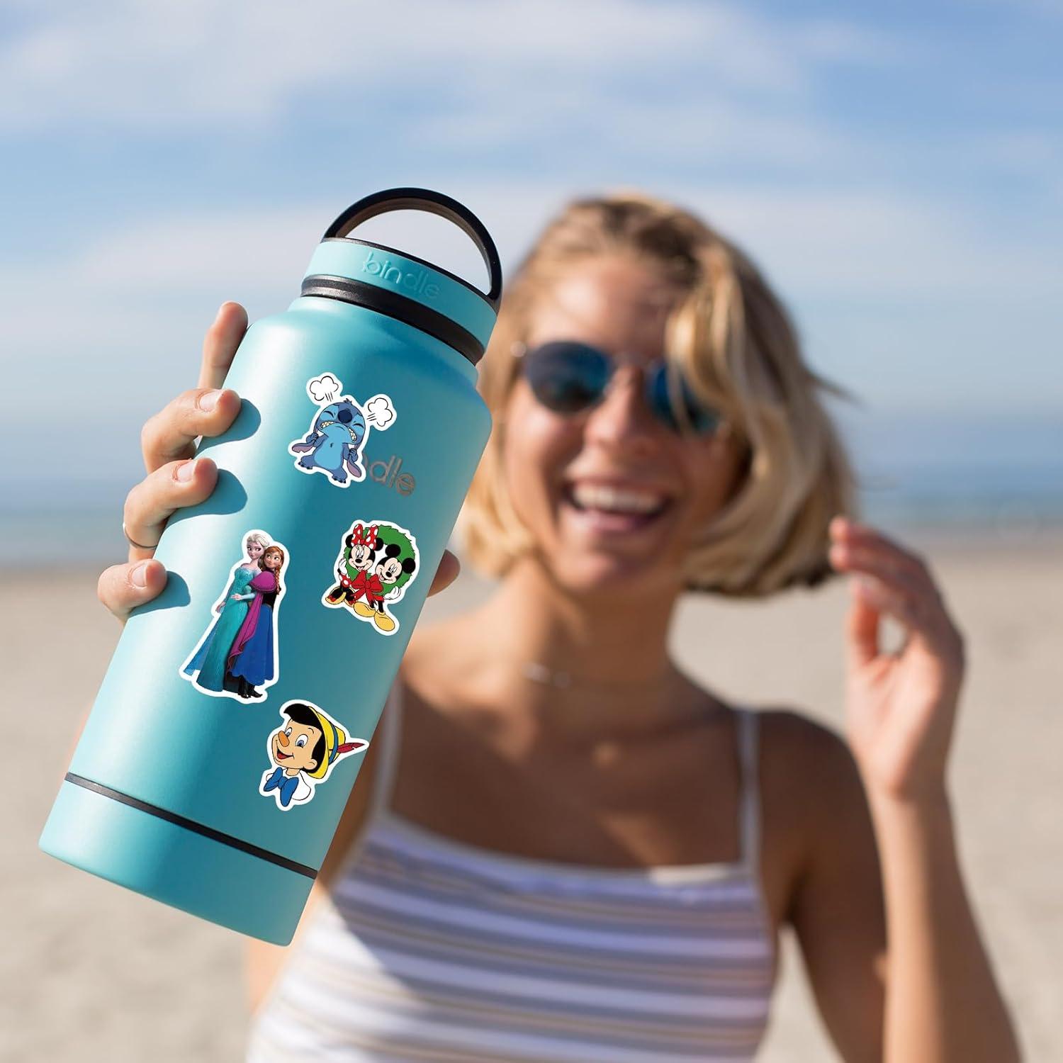 100 Stickers Disney Kawaii Impermeables OYZX para Decorar