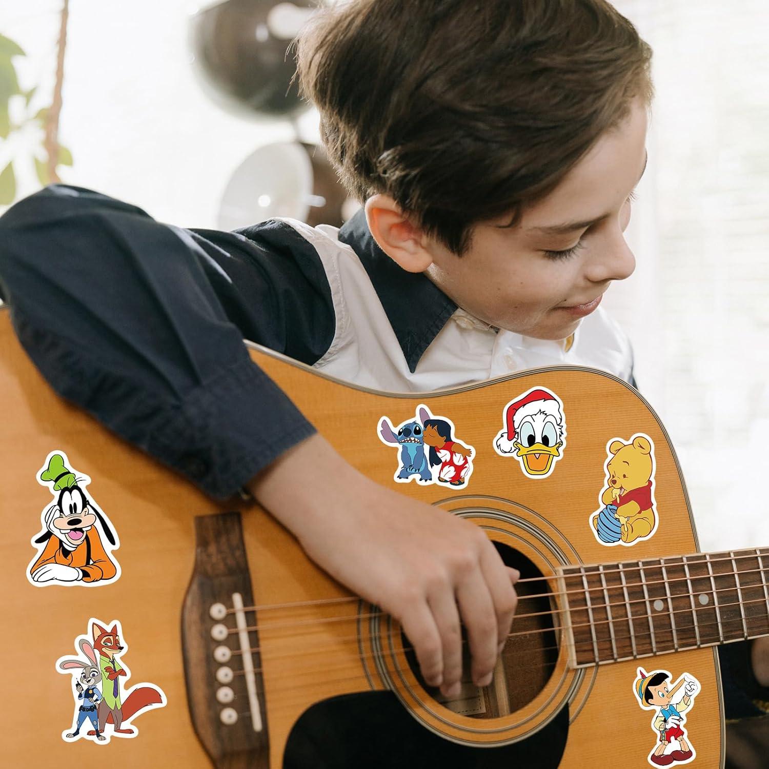 100 Stickers Disney Kawaii Impermeables OYZX para Decorar