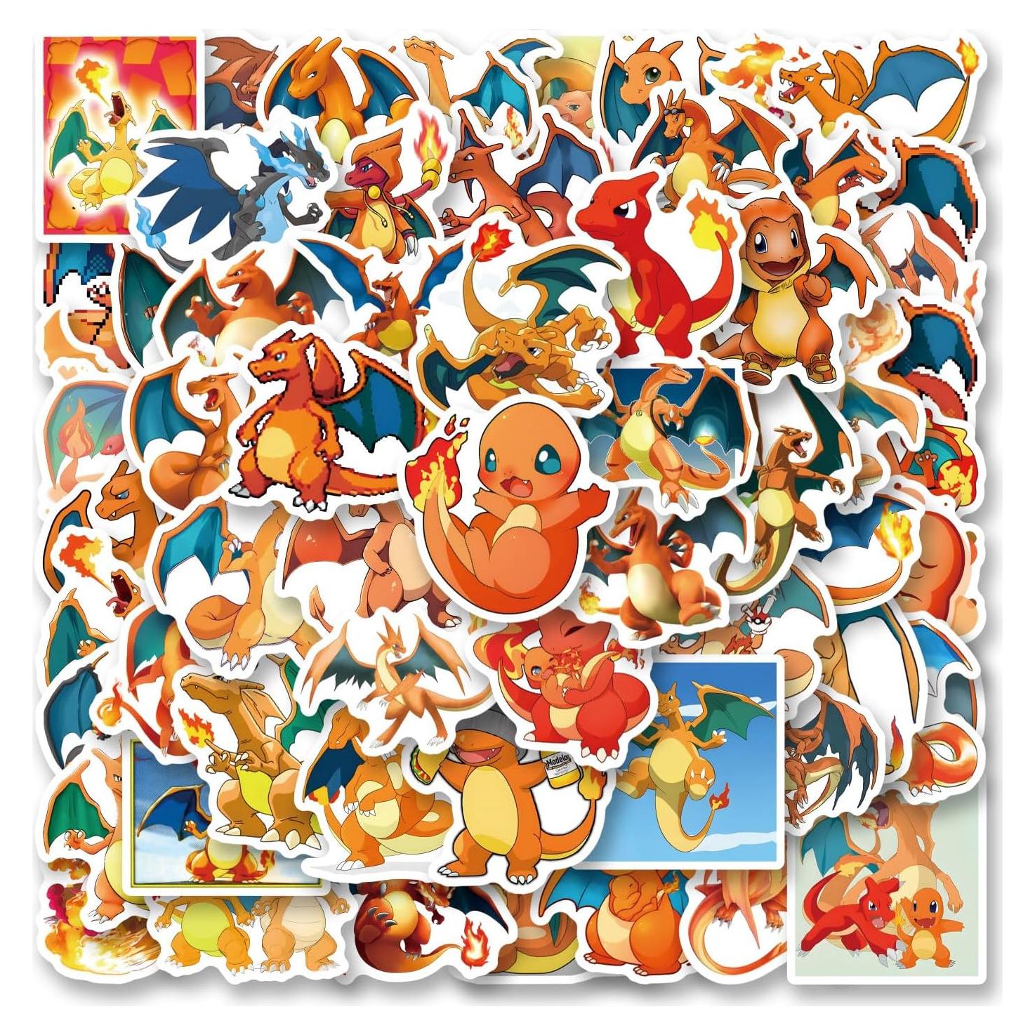 63 Calcomanías de Anime DAWINRK Vinilo Impermeable Rosa