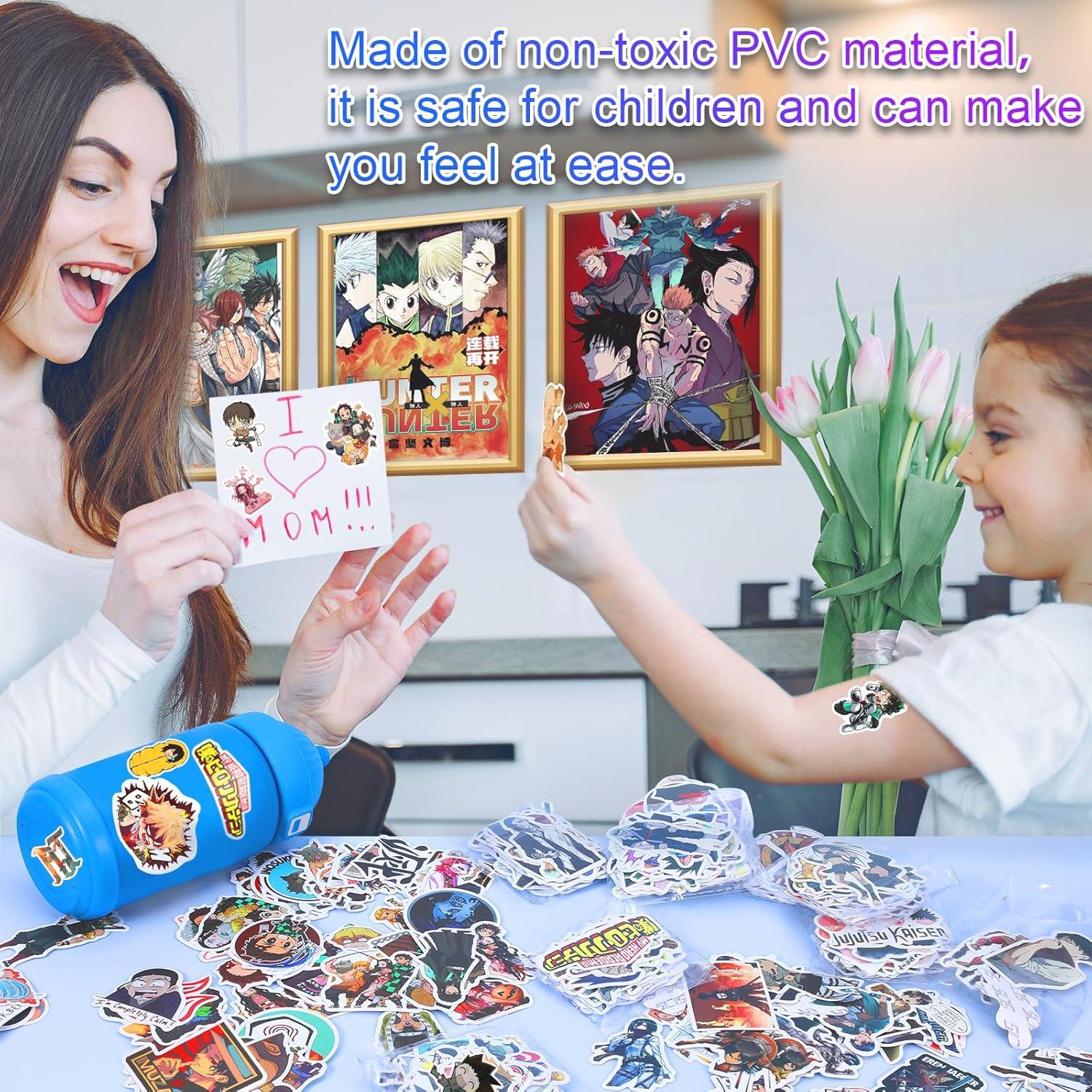 Paquete de 300 Stickers de Anime Arme - Vinilo Impermeable