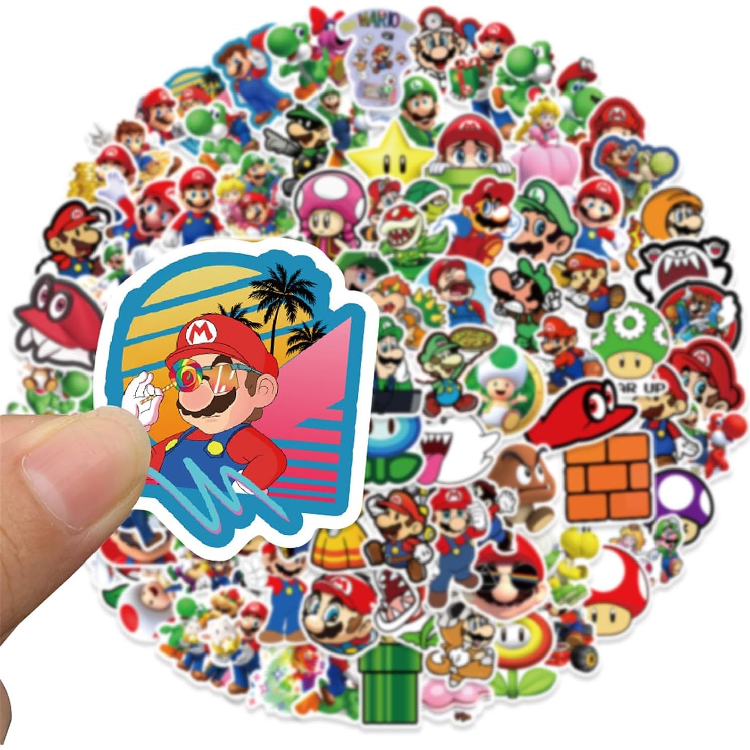 100 Pegatinas de Personajes de Dibujo Animado NineGirl