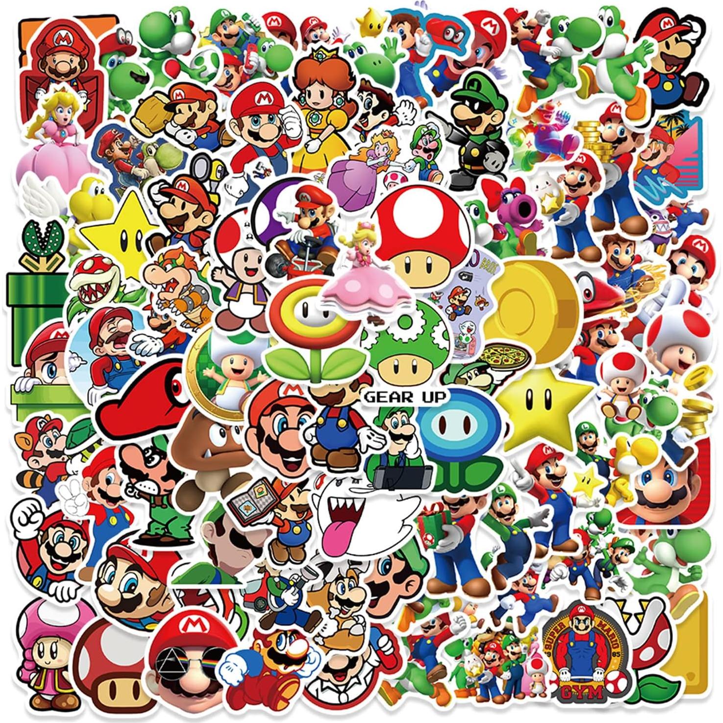 100 Pegatinas de Personajes de Dibujo Animado NineGirl