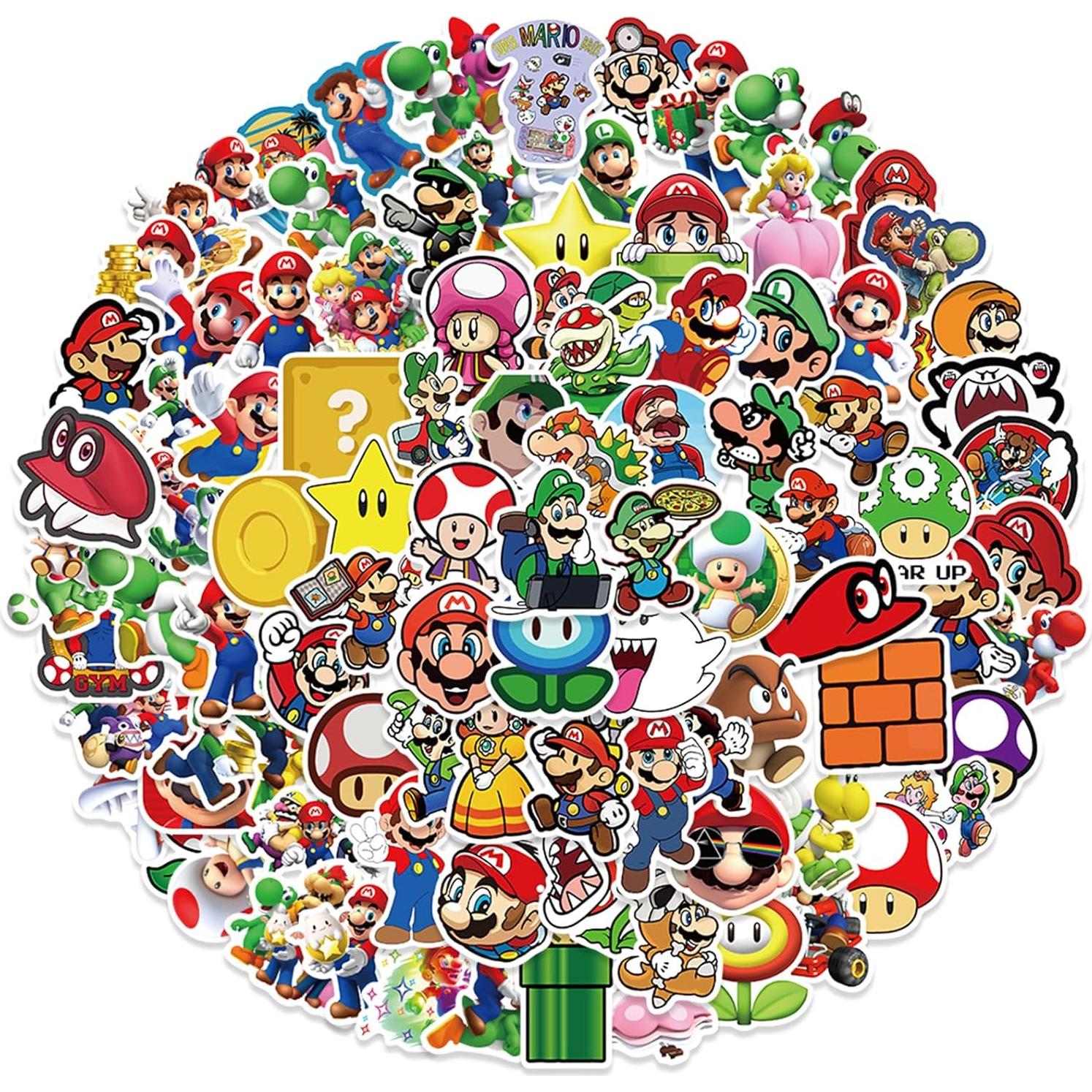 100 Pegatinas de Personajes de Dibujo Animado NineGirl