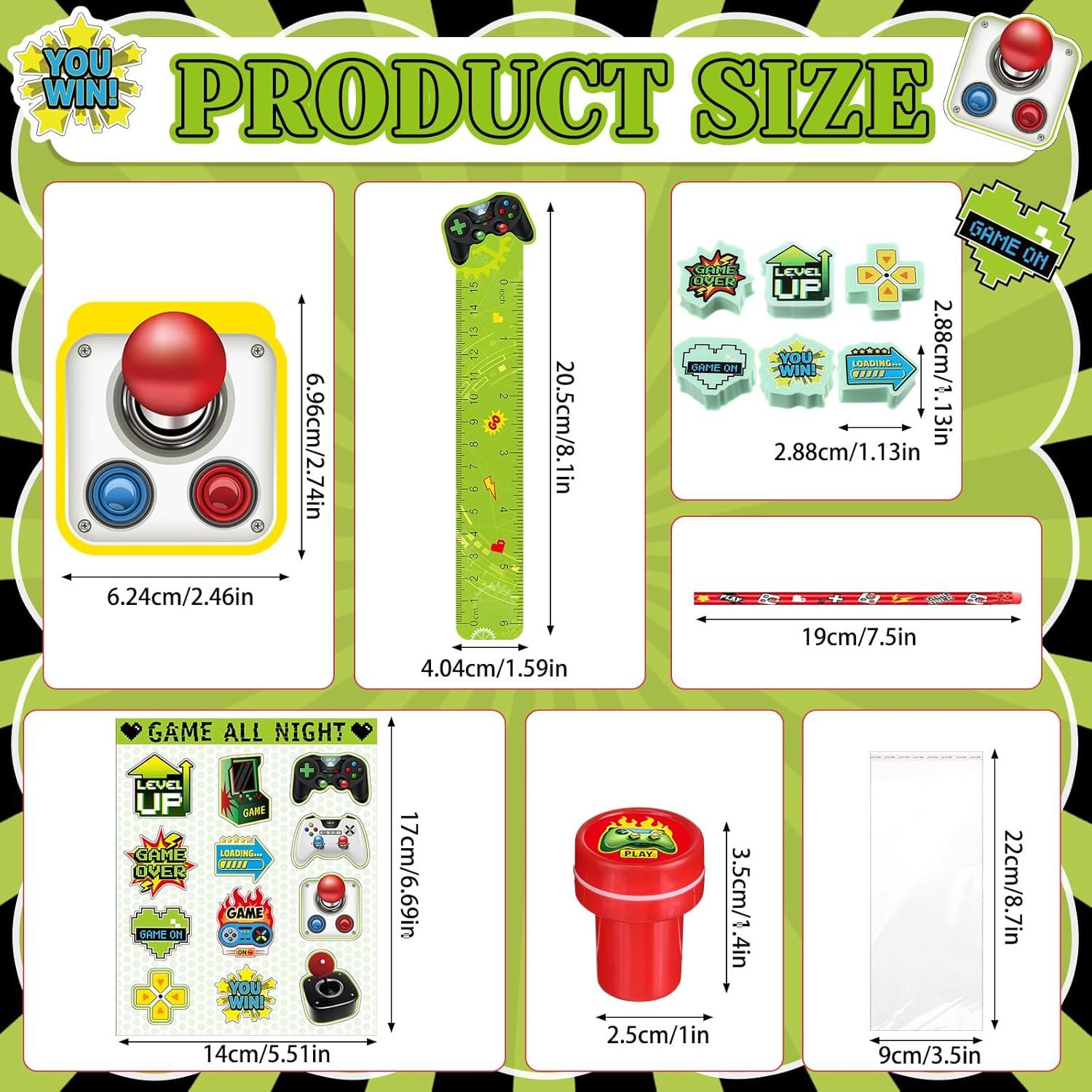 Set de Fiesta de Videojuegos Cholemy 168 Piezas Brillante