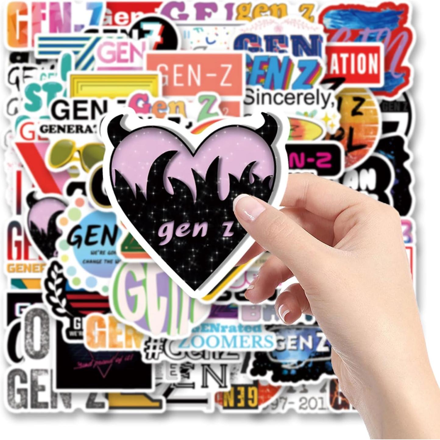 Paquete de 65 Pegatinas Impermeables YNNAWMN para Botellas y Laptops