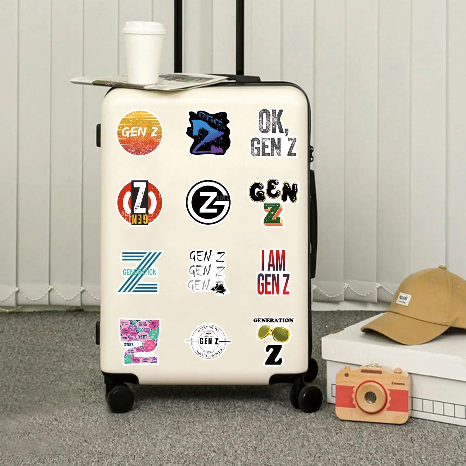 Paquete de 65 Pegatinas Impermeables YNNAWMN para Botellas y Laptops