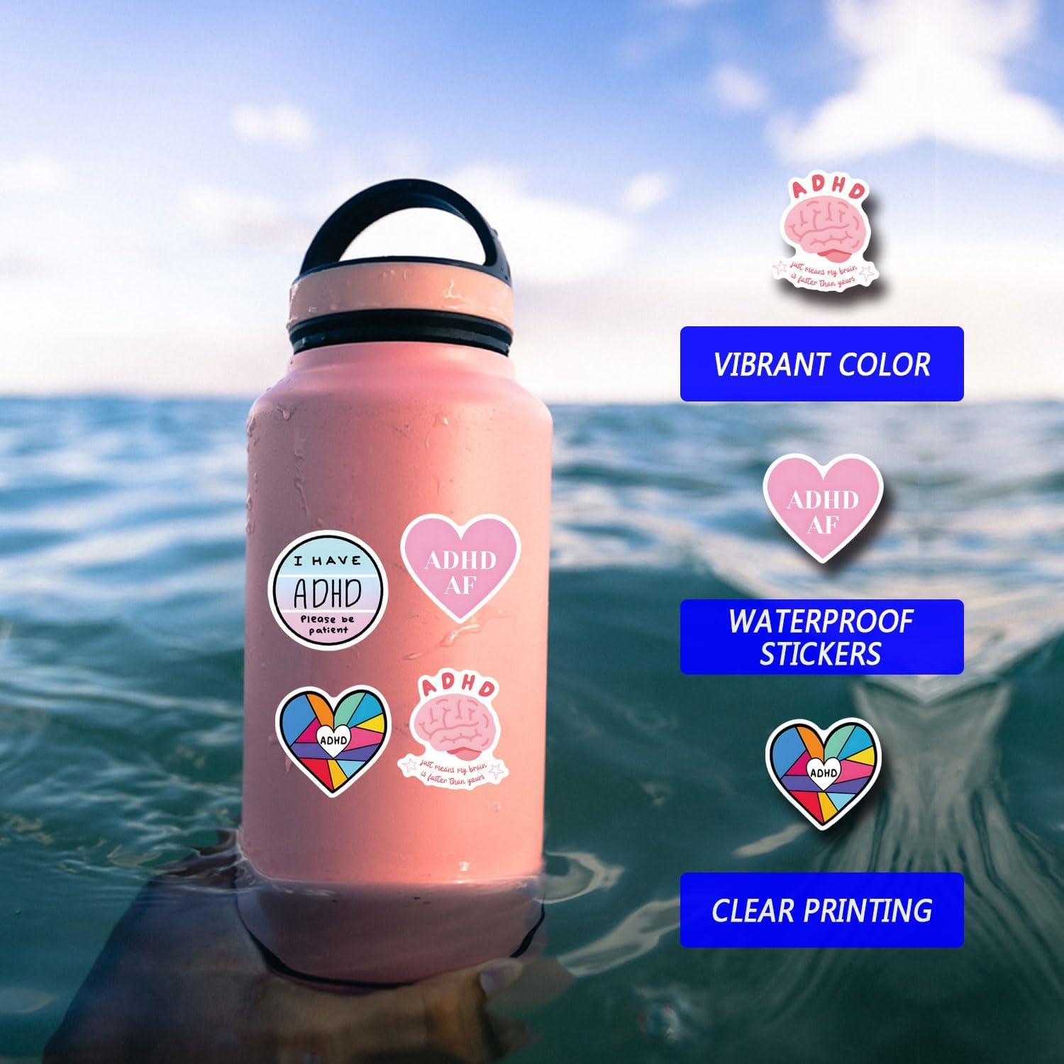 Paquete de 63 Pegatinas JIINGYQ Impermeables para Decorar