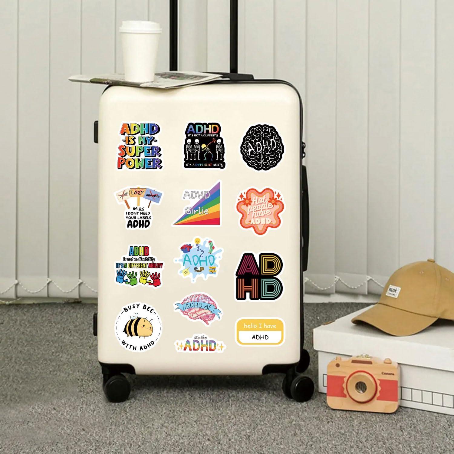 Paquete de 63 Pegatinas JIINGYQ Impermeables para Decorar