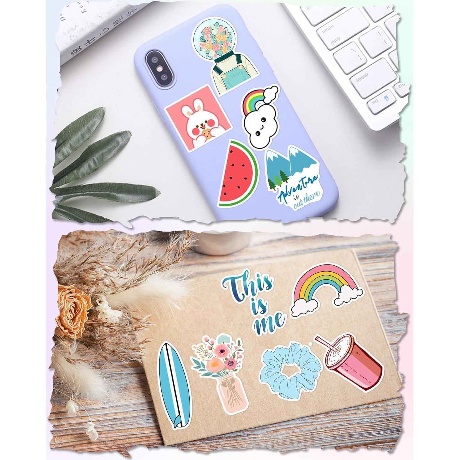 300 Pegatinas de Vinilo Impermeables Greingways para Niños