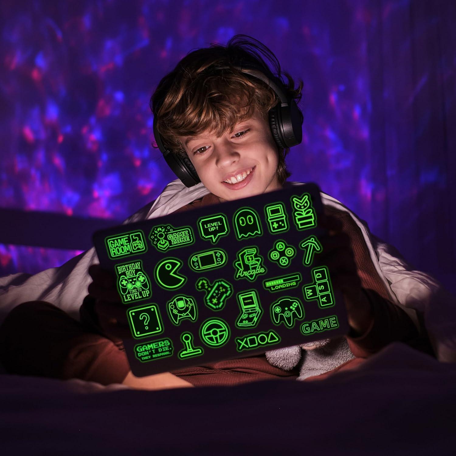 Calcomanías Neón Brillan en la Oscuridad 51 Pcs Robmoda