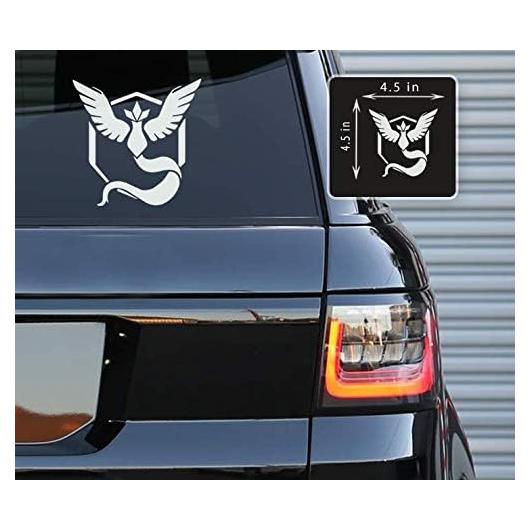 Pegatina de Vinilo Automóvil Printbeat 11.43x11.43cm Blanca