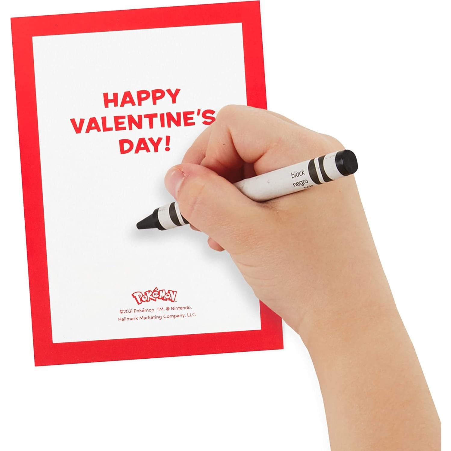 Tarjetas y Stickers de San Valentín Pokémon Hallmark - 24 Unidades