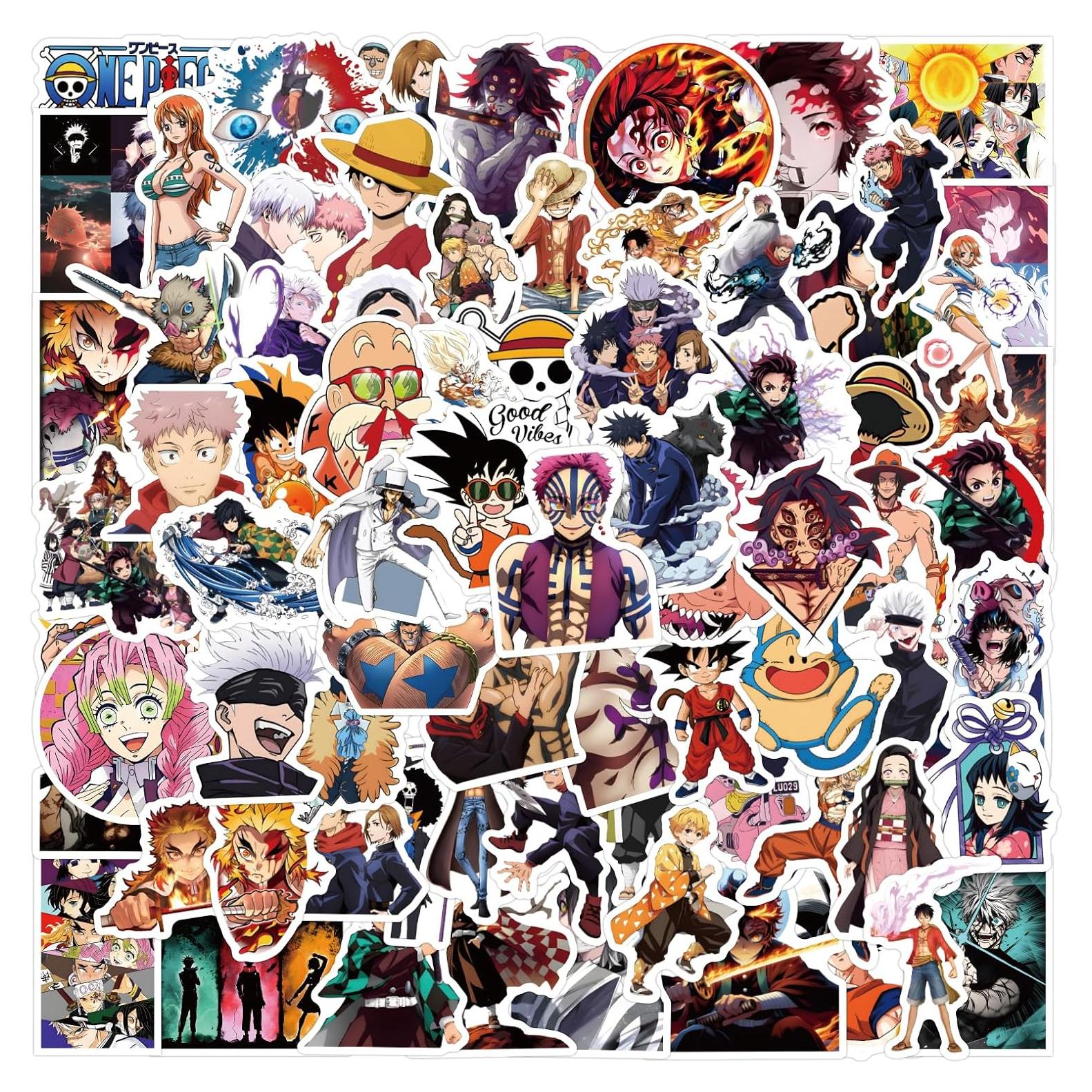 200 Pegatinas de Anime Jujutsu Kaisen - Vinilo Impermeable
