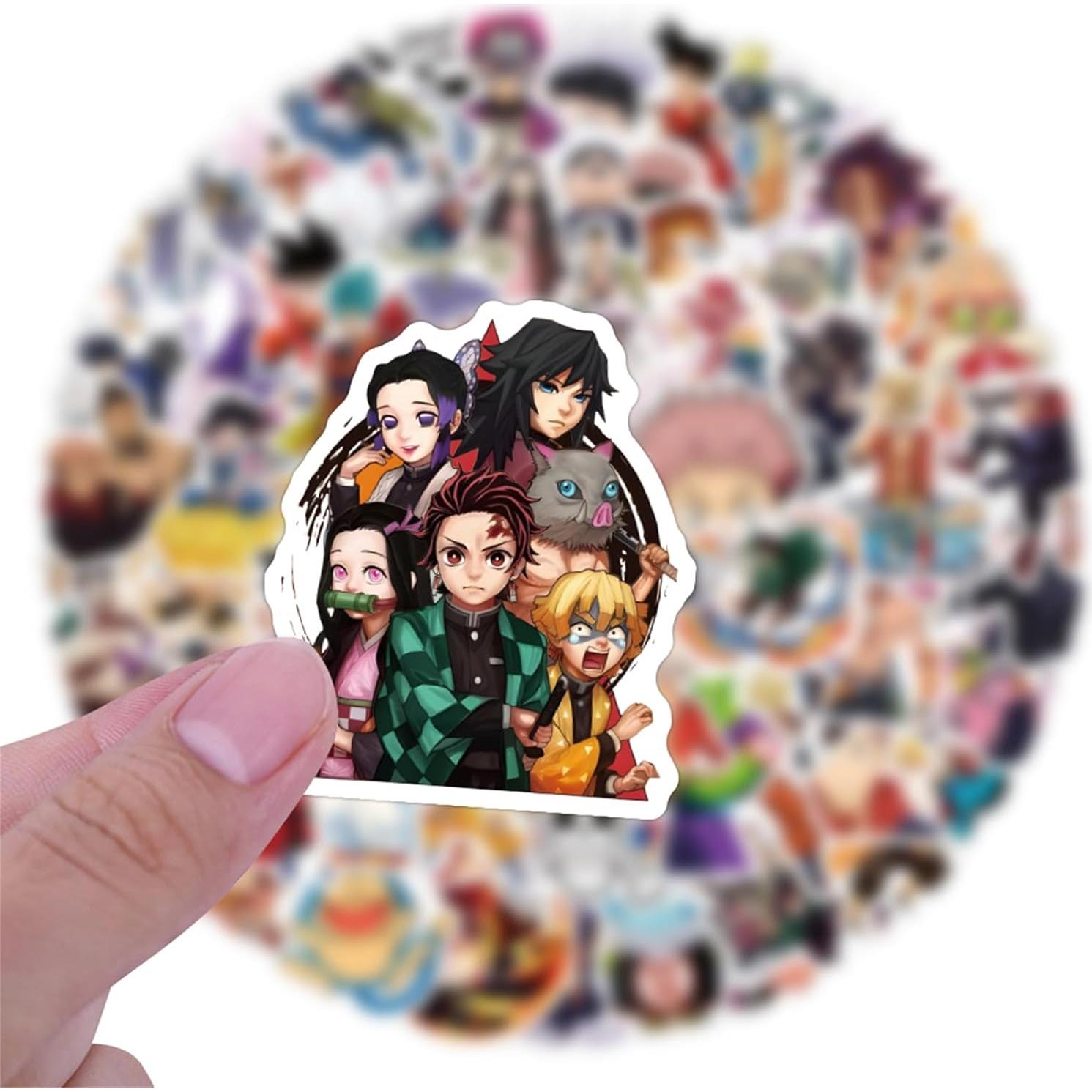 200 Pegatinas de Anime Jujutsu Kaisen - Vinilo Impermeable