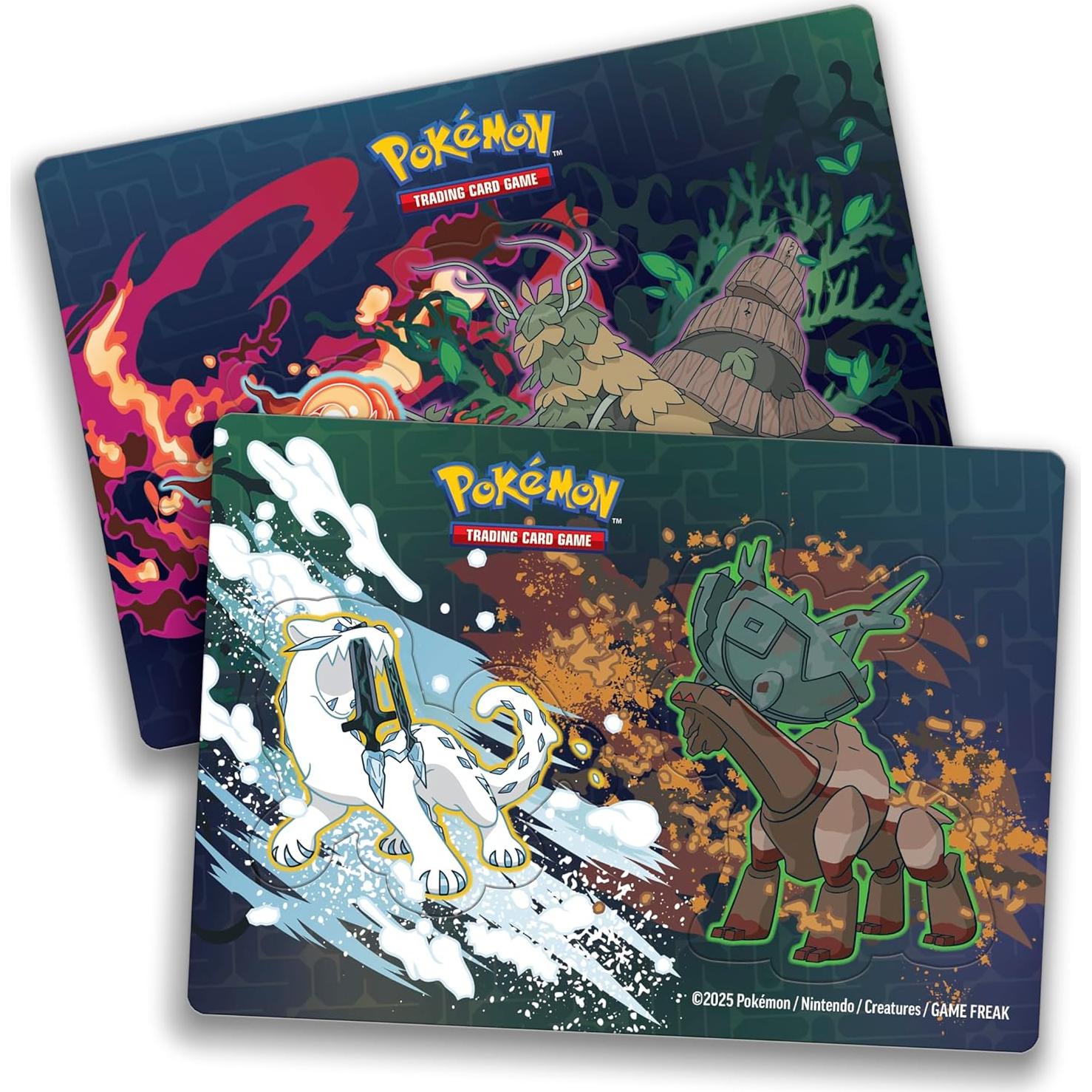 Caja Apilable Pokémon TCG - Tesoros de la Plaga con 3 Paquetes