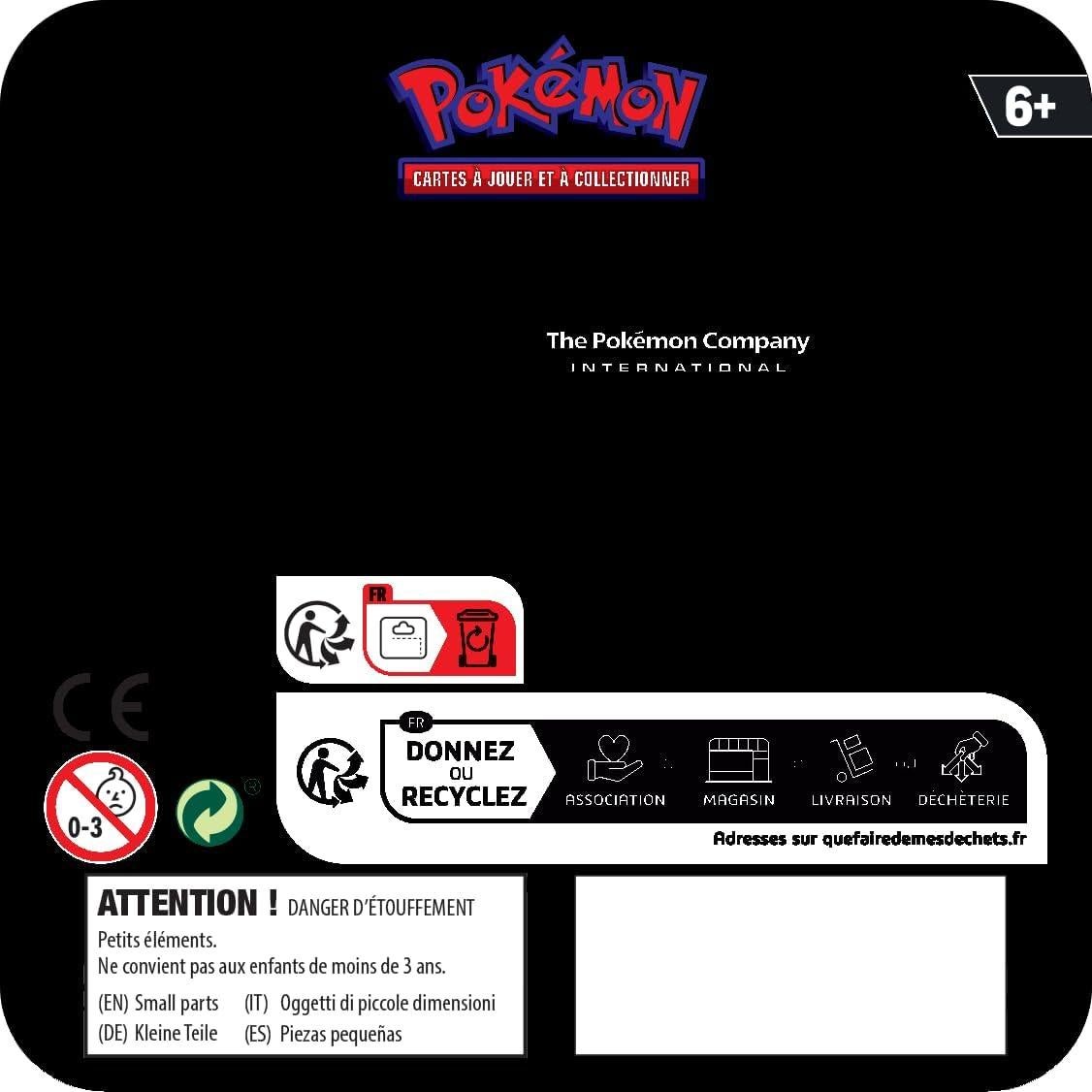 Caja Apilable Pokémon TCG - Tesoros de la Plaga con 3 Paquetes