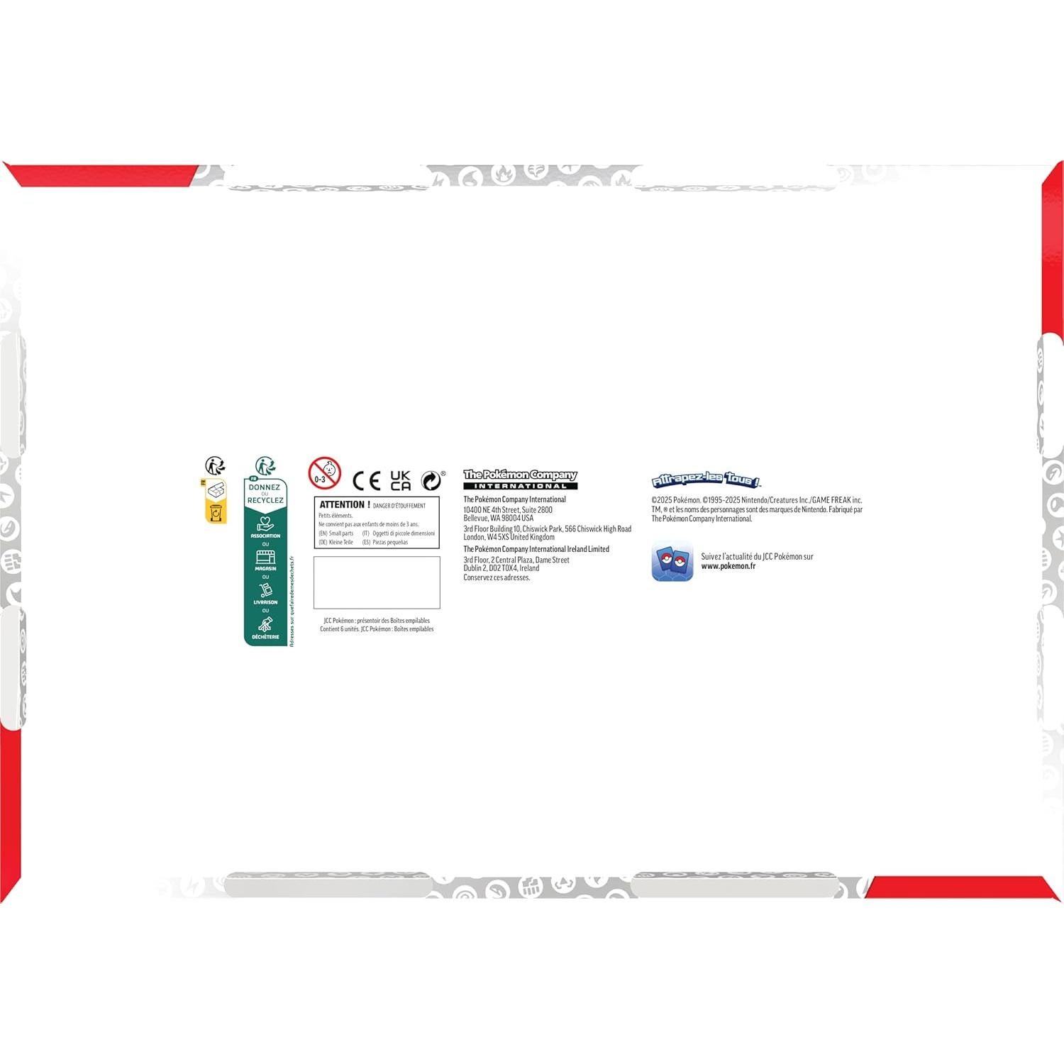 Caja Apilable Pokémon TCG - Tesoros de la Plaga con 3 Paquetes