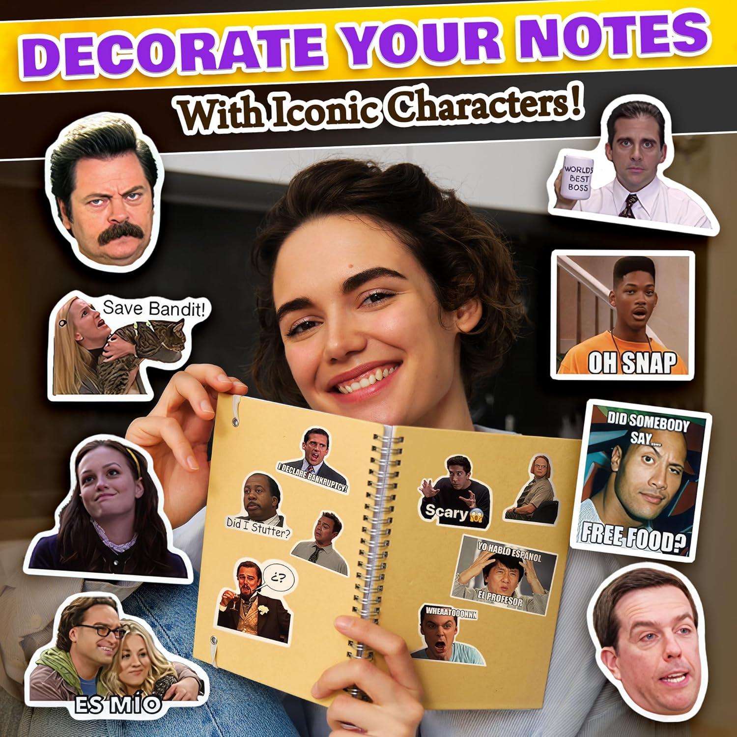 300 Pegatinas de Meme Divertido VIKROM - Impermeables y Únicas