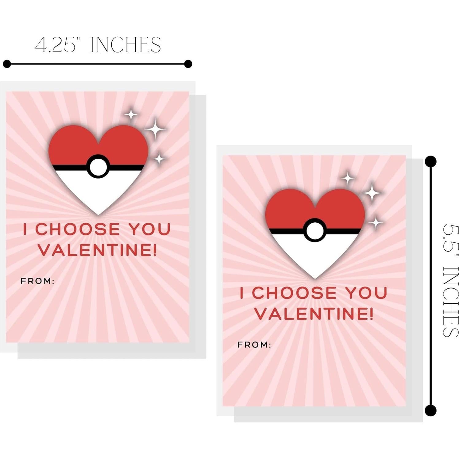 Paquete de 30 Tarjetas de San Valentín Lashicorn 10.8x14 cm