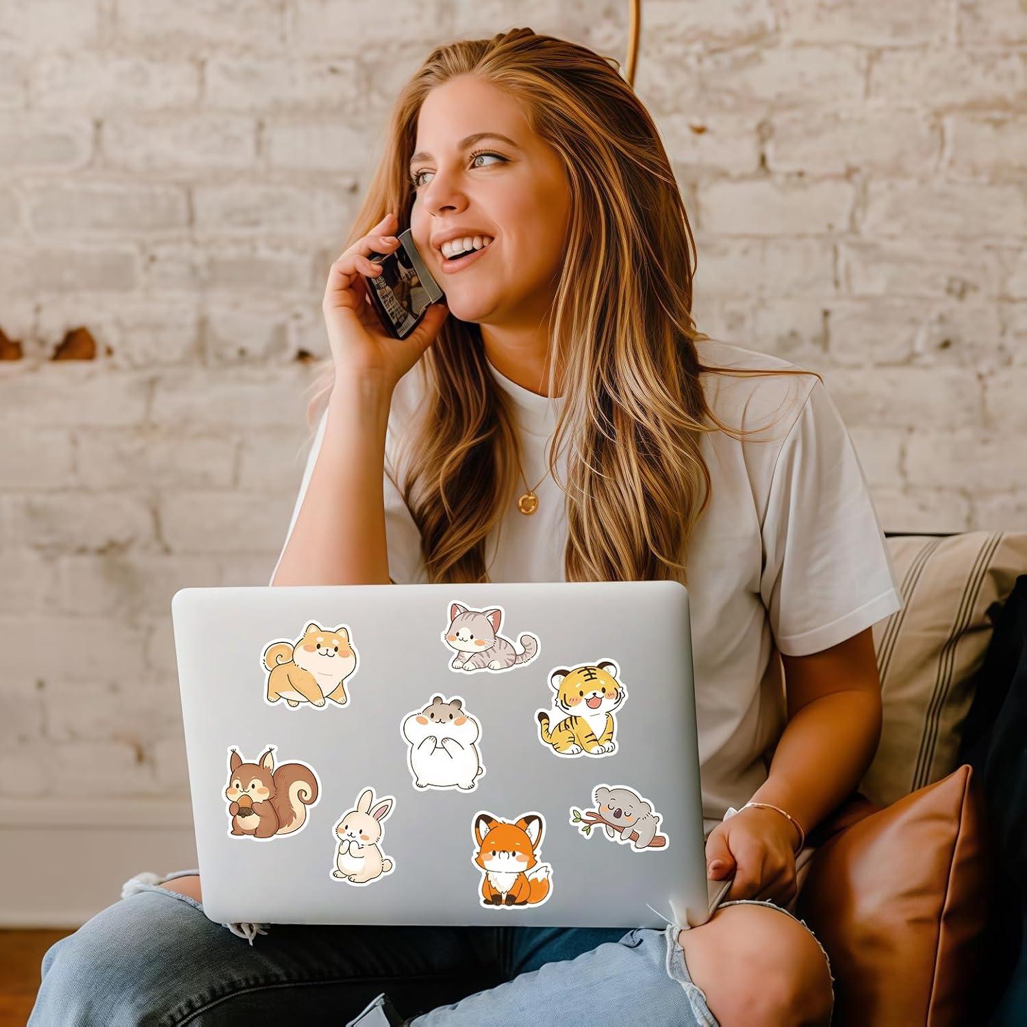 Pegatinas de Animales Pterosauria 100PCS Impermeables Kawaii