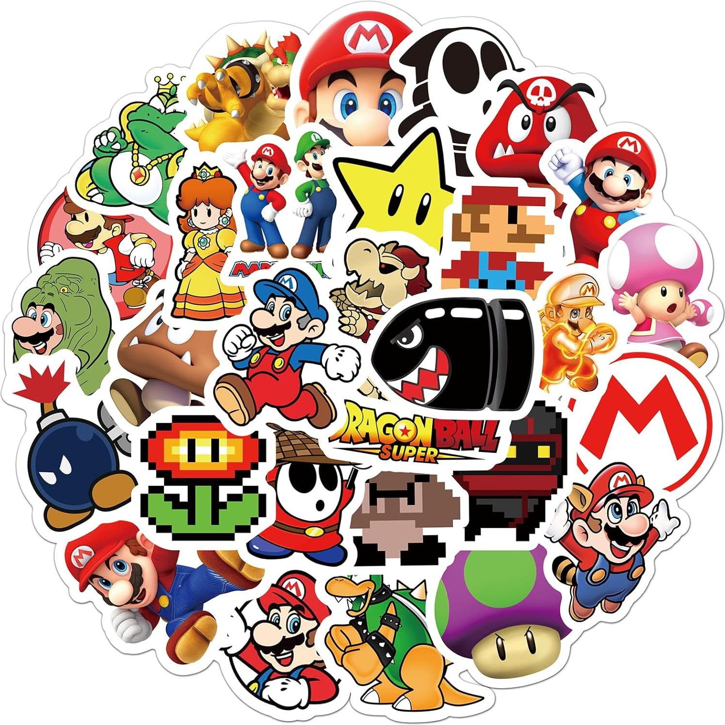 50 Pegatinas de Vinilo Impermeable YONGAI Caricatura