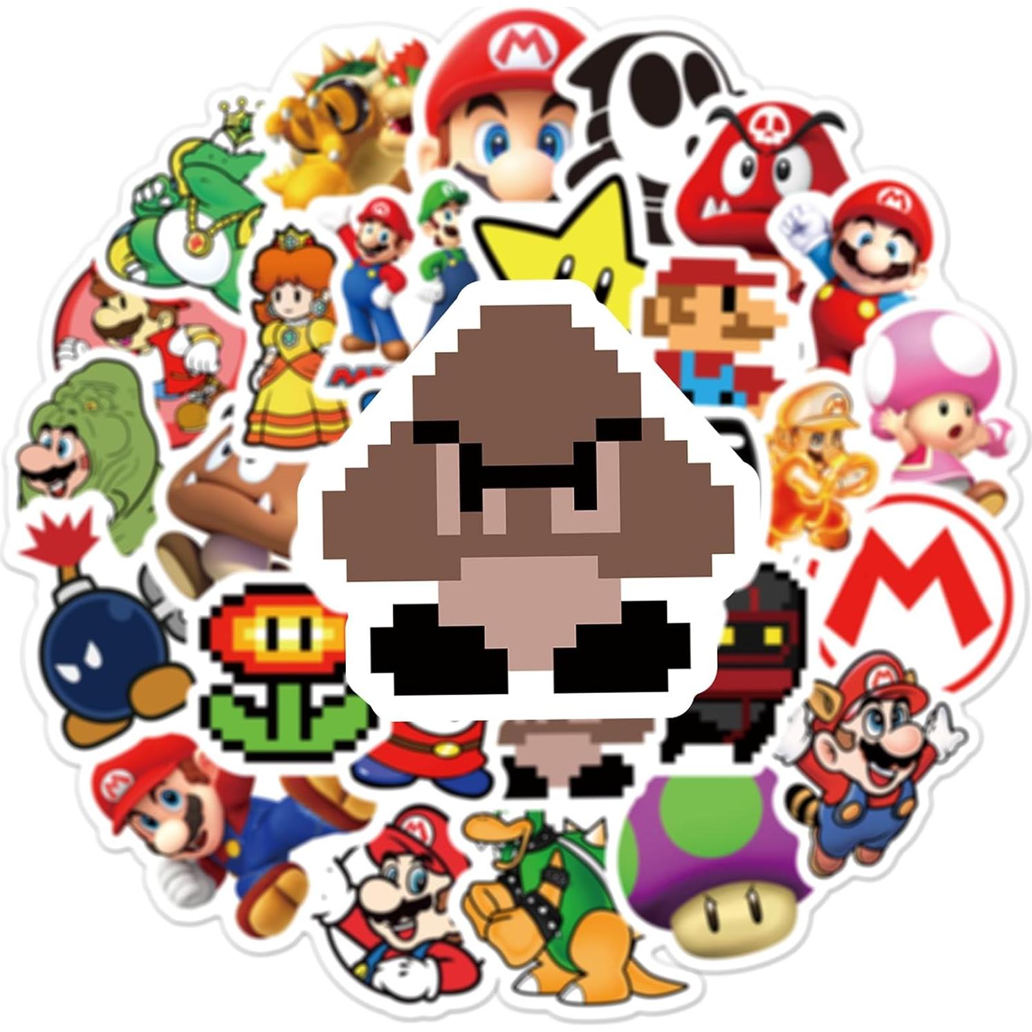 50 Pegatinas de Vinilo Impermeable YONGAI Caricatura