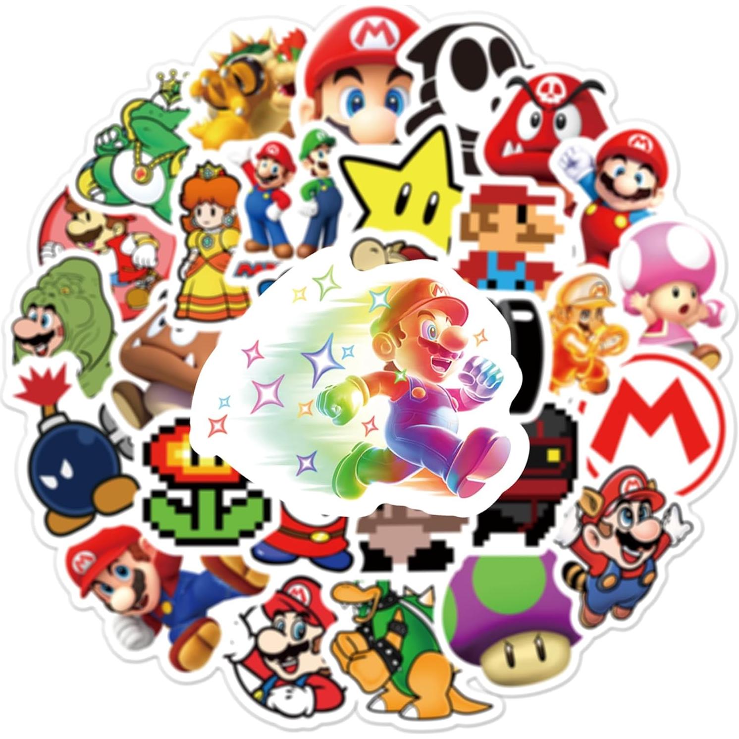 50 Pegatinas de Vinilo Impermeable YONGAI Caricatura