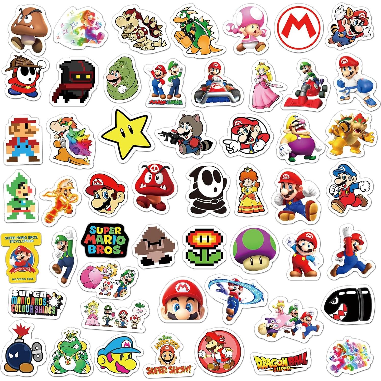 50 Pegatinas de Vinilo Impermeable YONGAI Caricatura