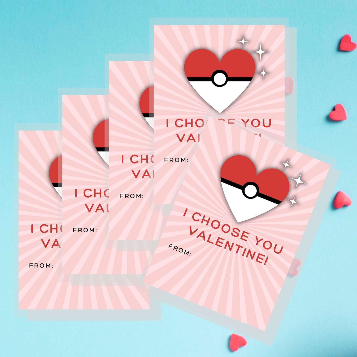 Paquete de San Valentín Lashicorn - 30 Tarjetas y Pegatinas