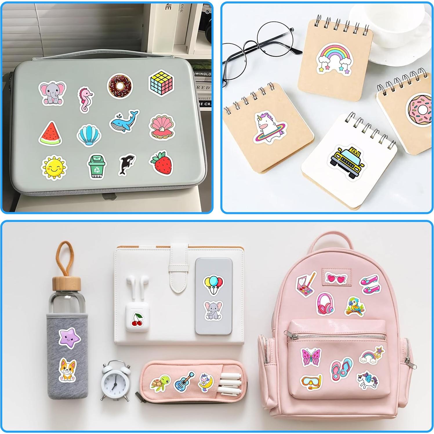 100 Stickers de Caricaturas Lindas Bolcguri - Impermeables