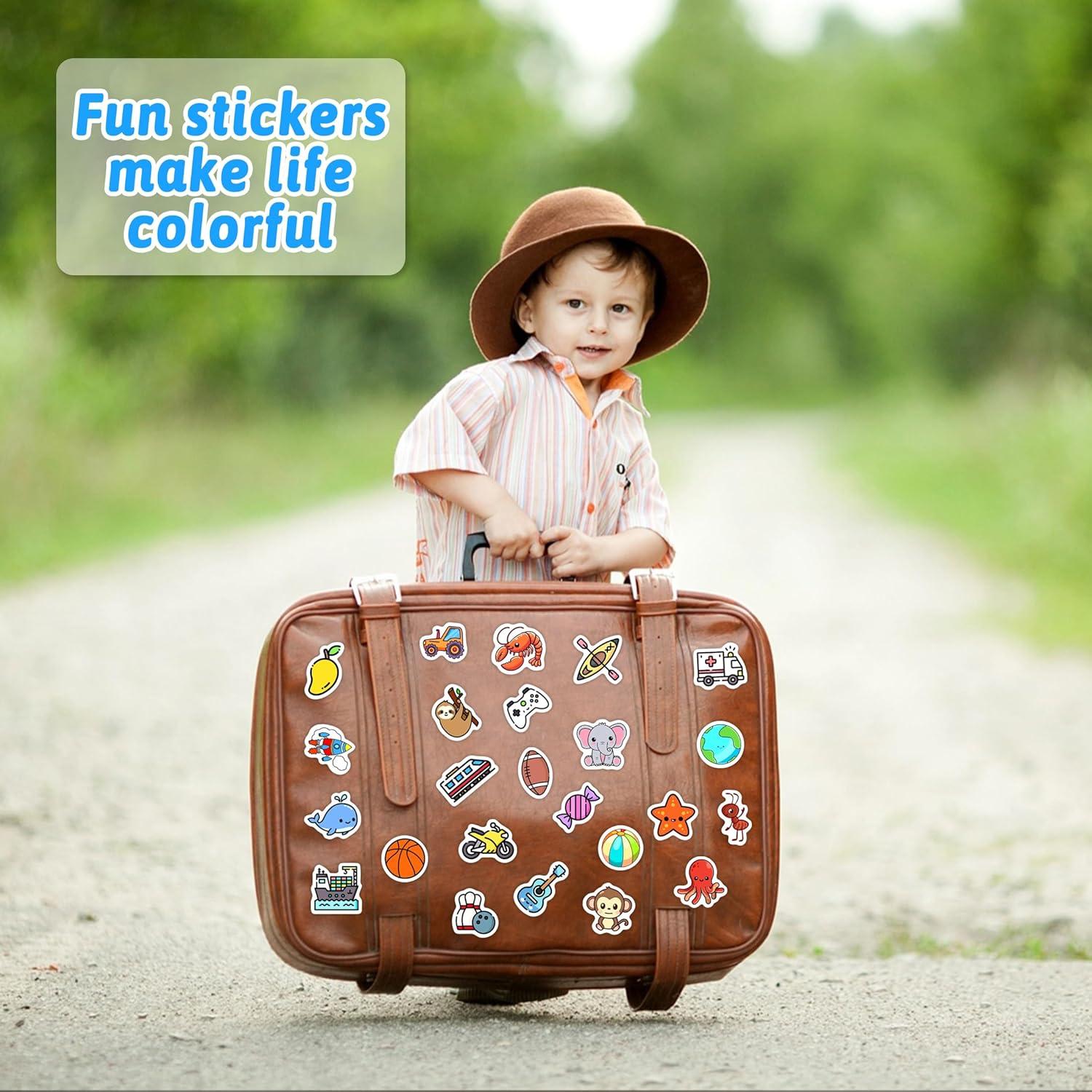 100 Stickers de Caricaturas Lindas Bolcguri - Impermeables