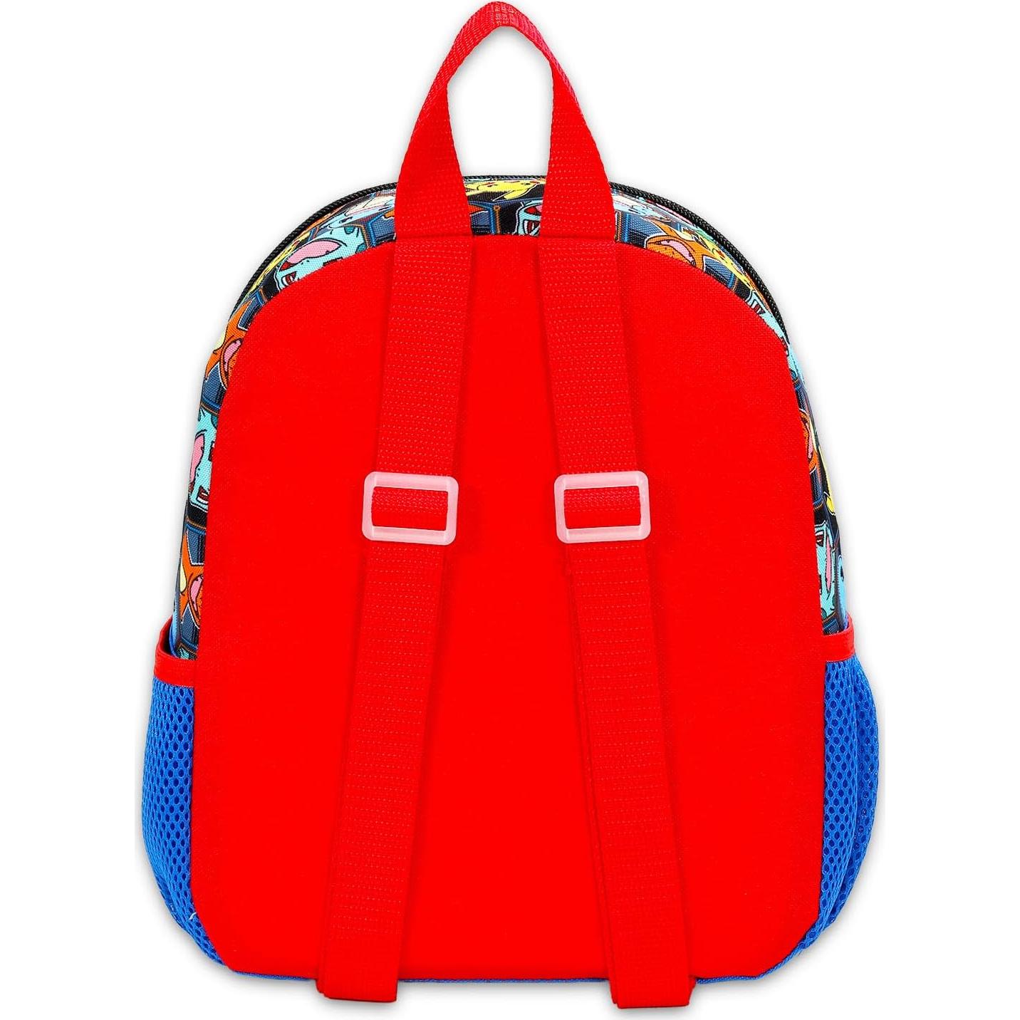 Conjunto Mochila Mini Pokemon Pikachu 30.48 cm + Accesorios