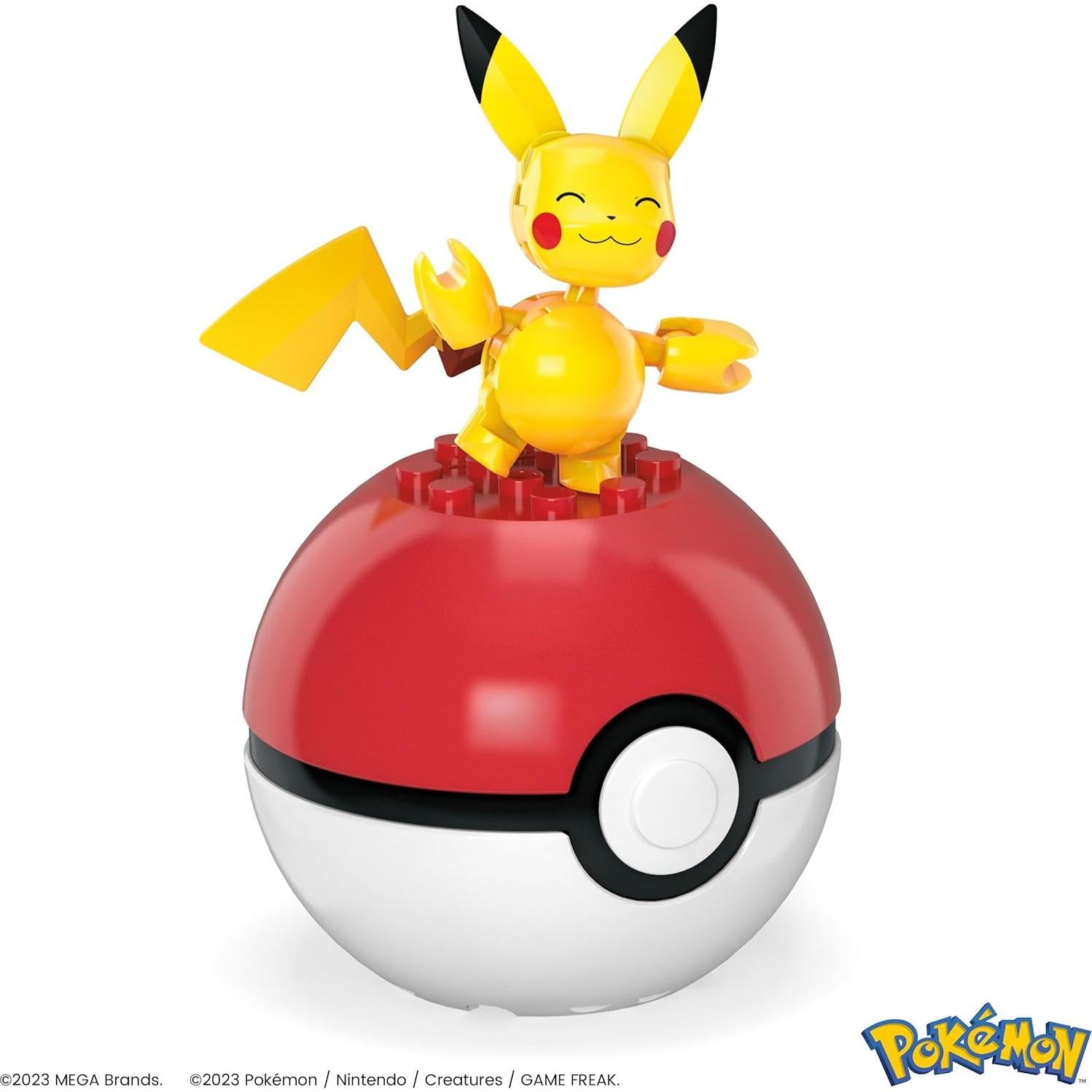 Set de Construcción Pokémon MEGA con 4 Figuras y Poké Ball