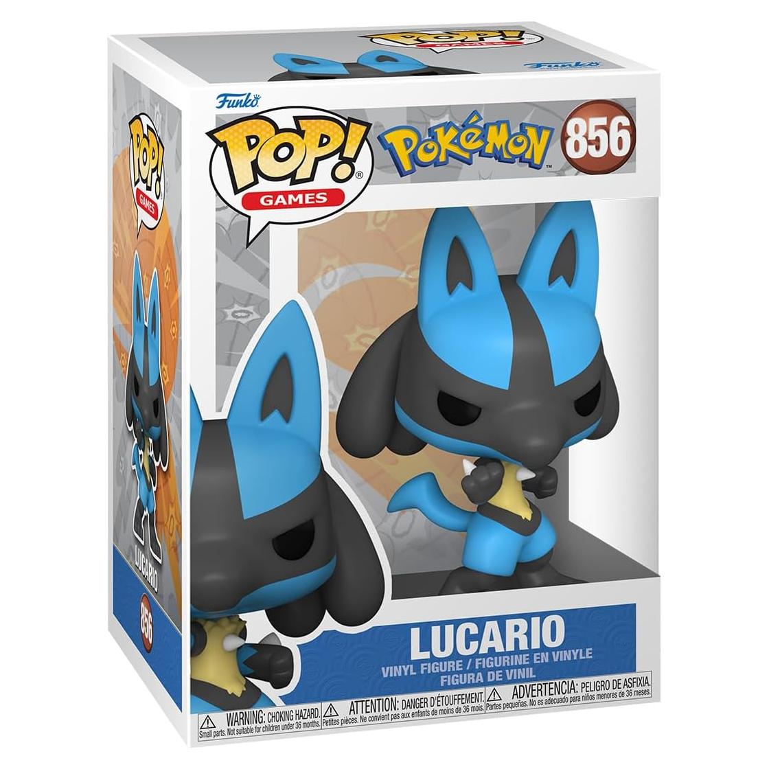 Funko Pop! Pokémon Lucario - Figura de Vinilo 10 cm - Coleccionable
