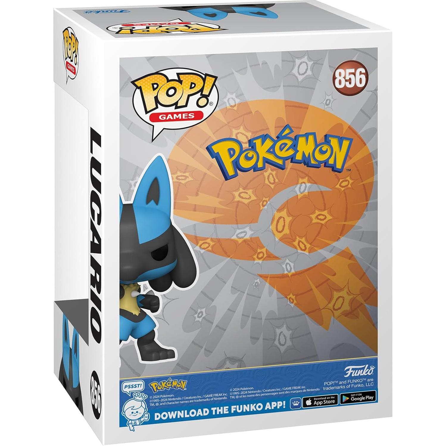 Funko Pop! Pokémon Lucario - Figura de Vinilo 10 cm - Coleccionable