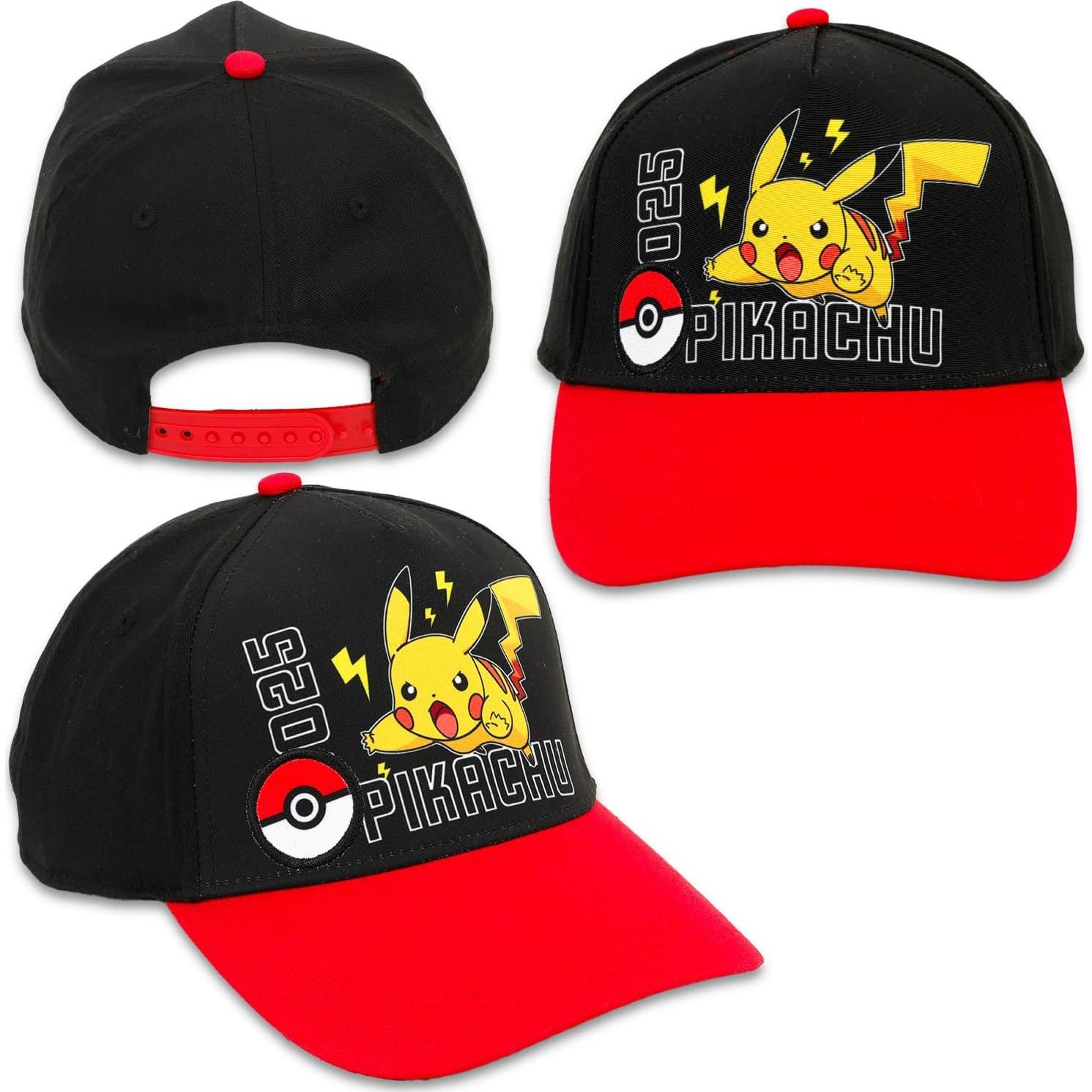 Gorras de Pokémon para Niños - Paquete de 2 con Pikachu