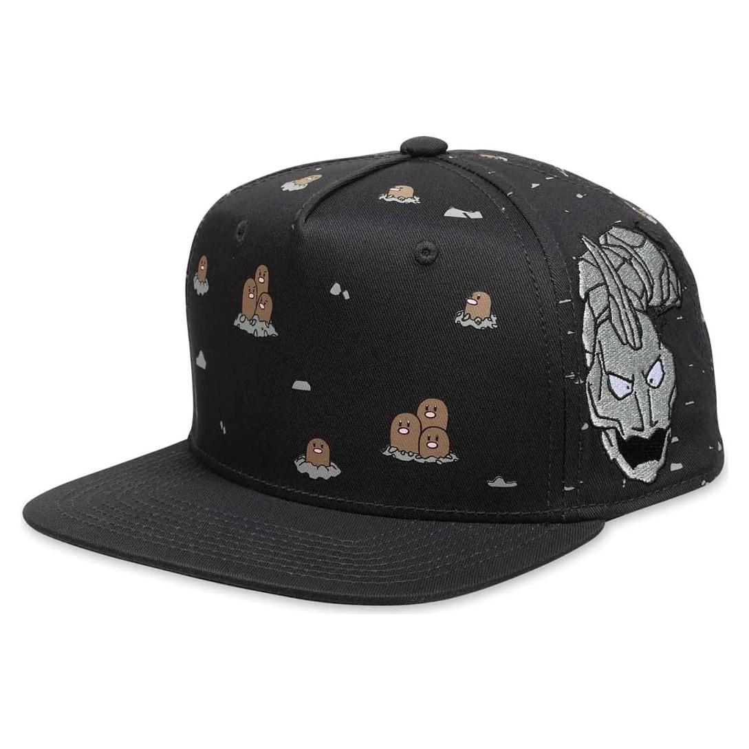 Gorra plana Pokémon Center Diglett y Onix - Talla única