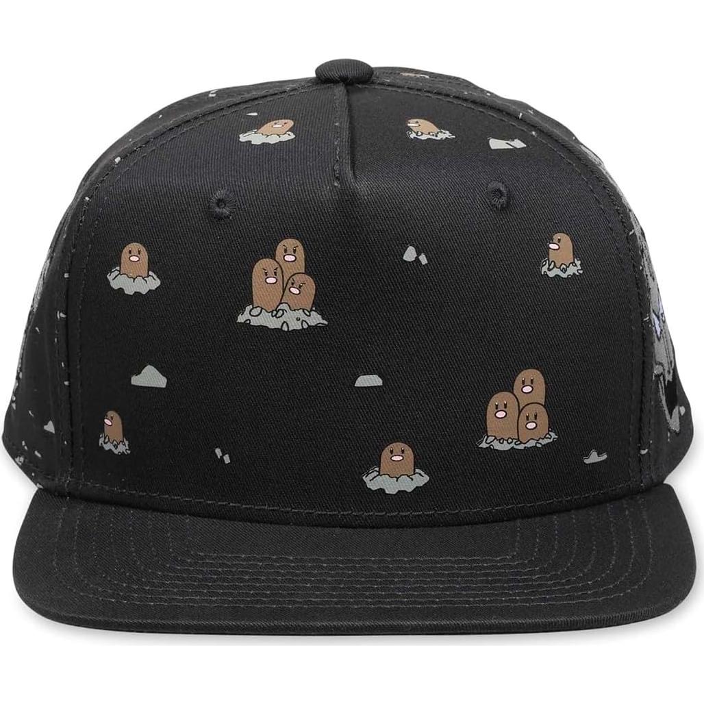 Gorra plana Pokémon Center Diglett y Onix - Talla única
