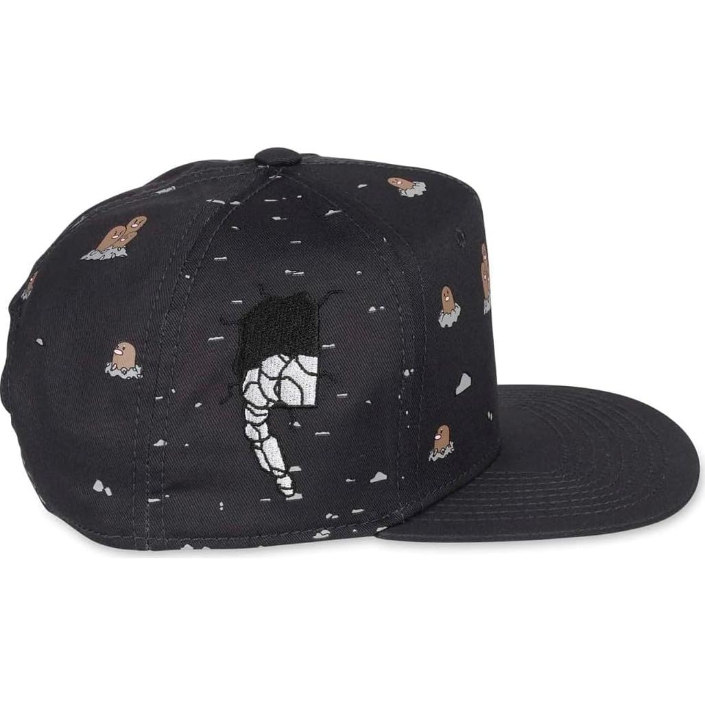 Gorra plana Pokémon Center Diglett y Onix - Talla única