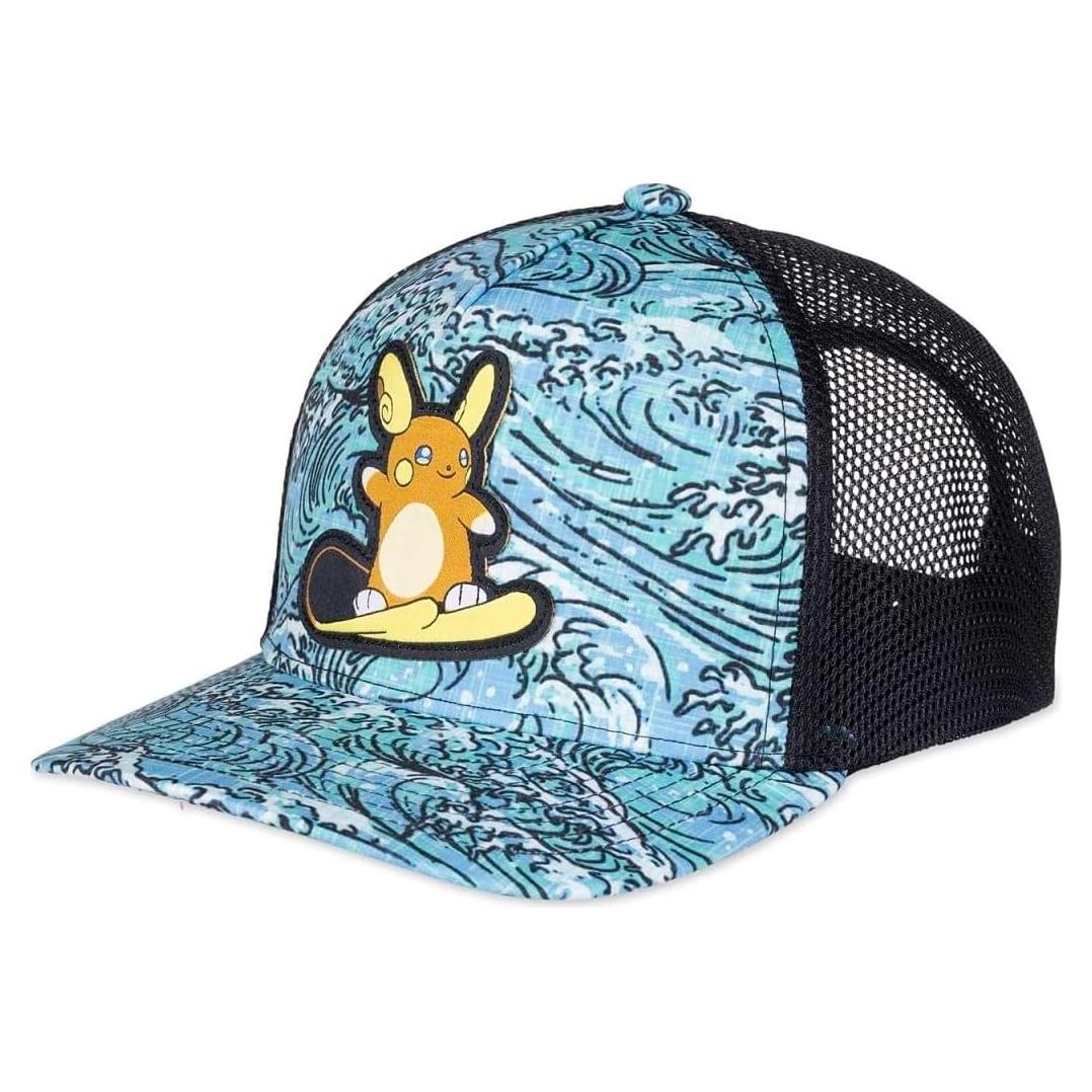 Gorra Trucker Tropical Pokémo Center Alolan Raichu Unisex