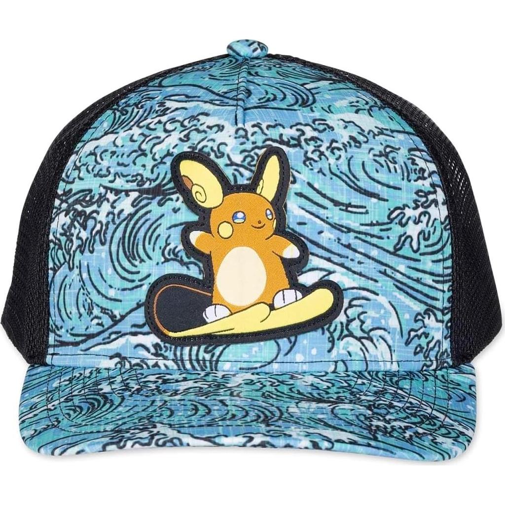 Gorra Trucker Tropical Pokémo Center Alolan Raichu Unisex