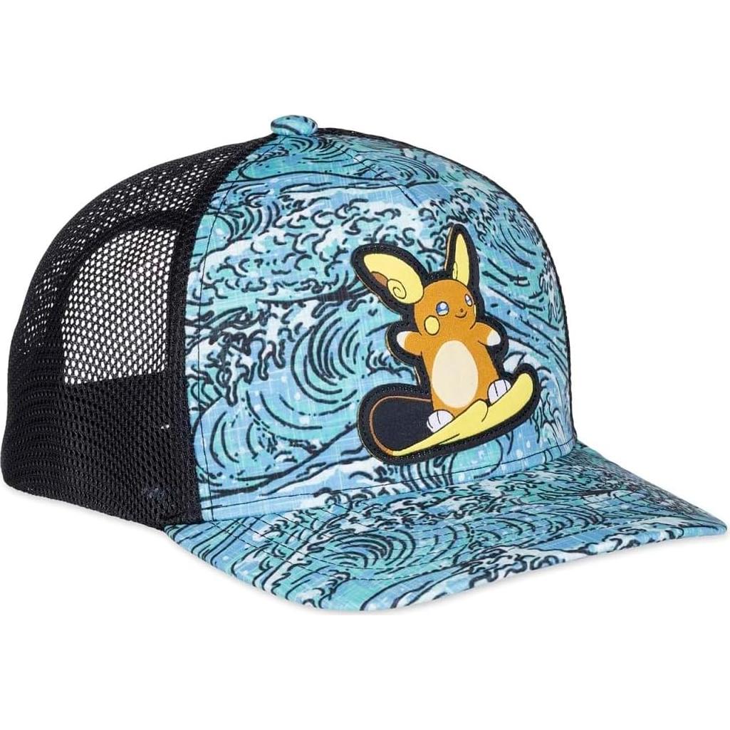 Gorra Trucker Tropical Pokémo Center Alolan Raichu Unisex