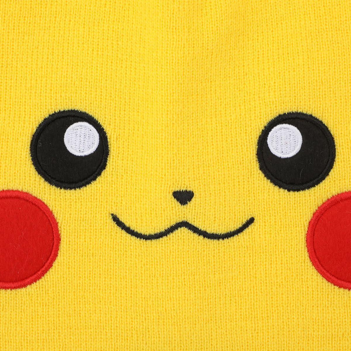 Gorro Amarillo Pikachu Bordado Unisex Adulto