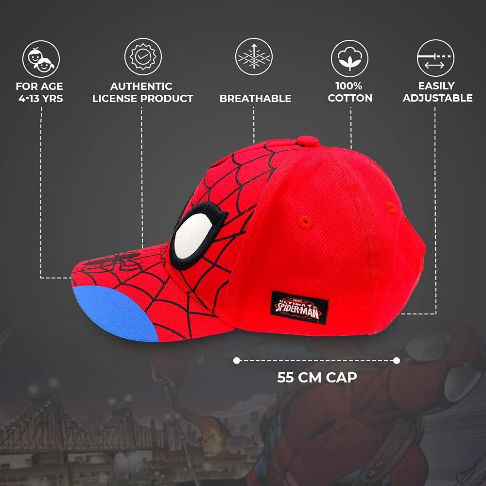 Sombrero 3D Spider-Man Marvel para Niños 3-9 Años