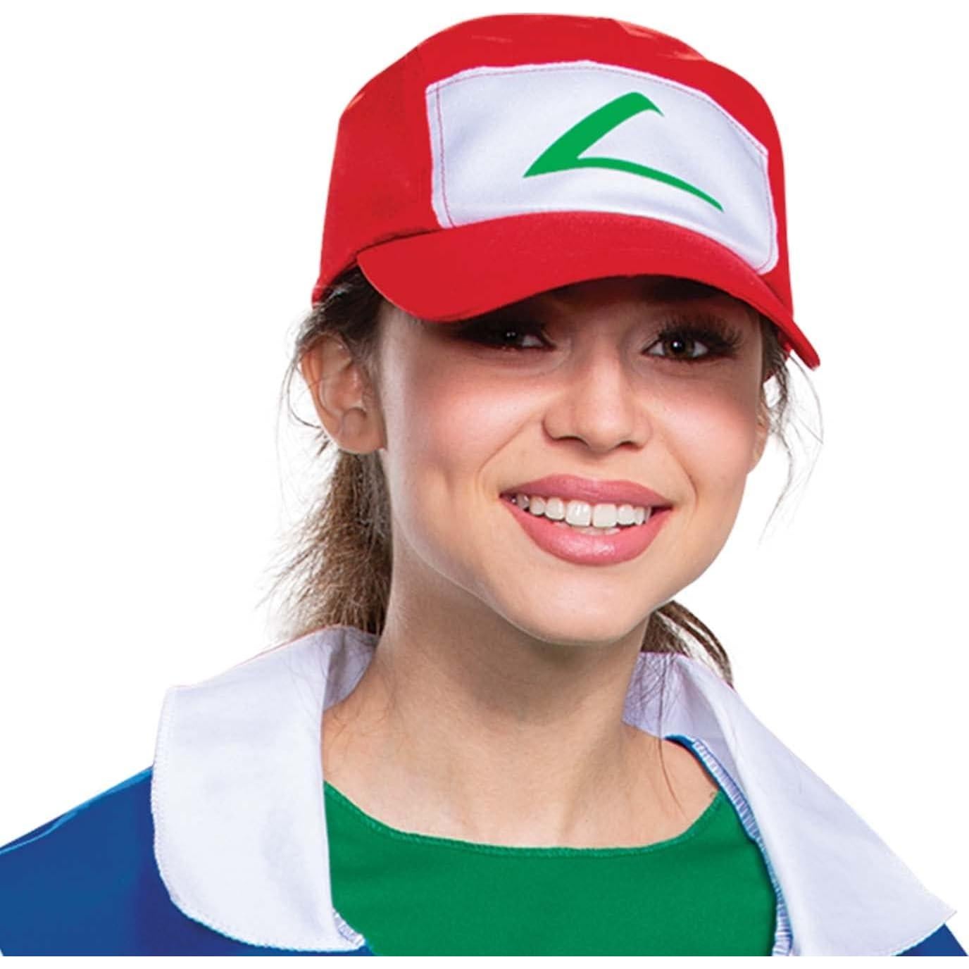 Disfraz oficial unisex adulto Ash Ketchum Pokémon con gorra