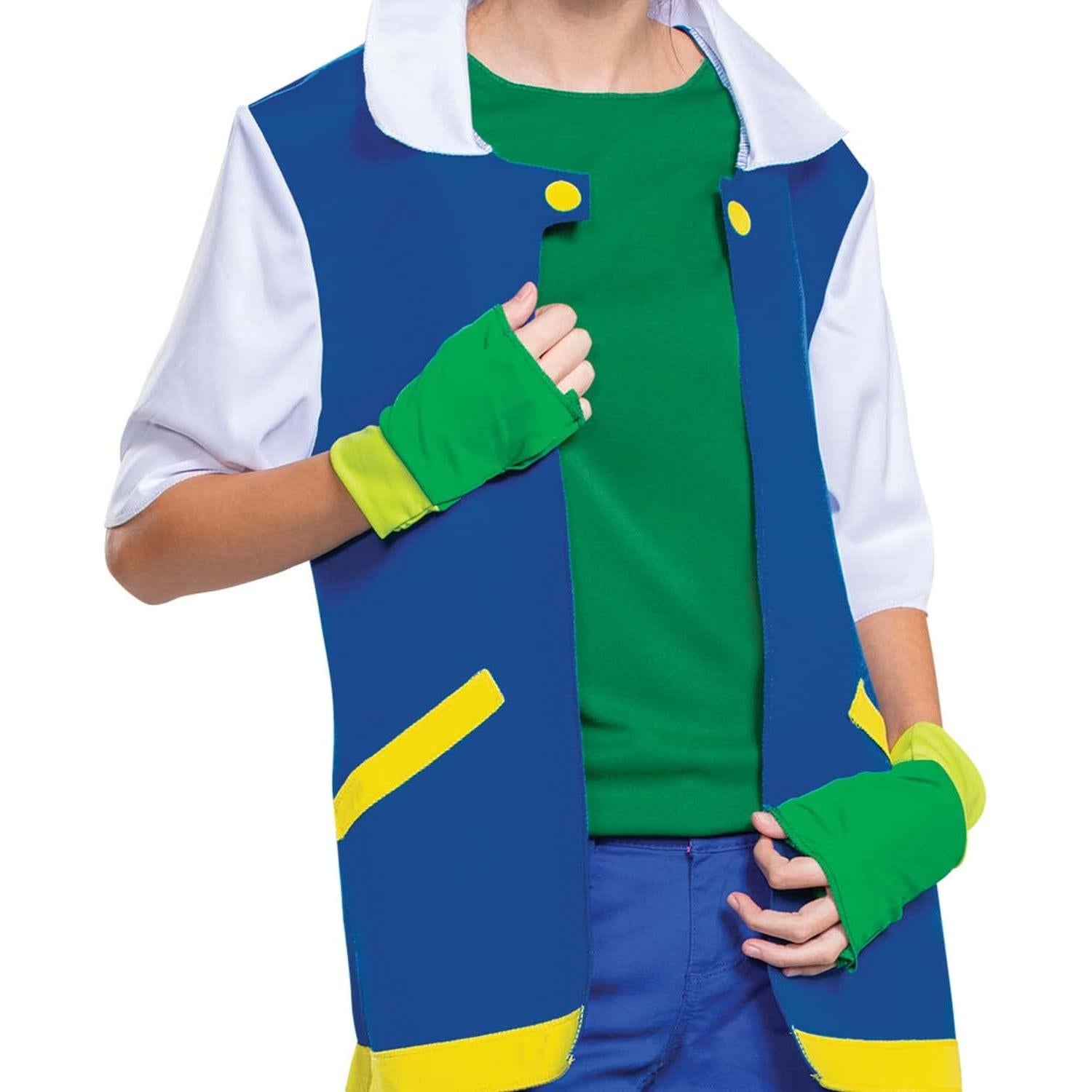 Disfraz oficial unisex adulto Ash Ketchum Pokémon con gorra