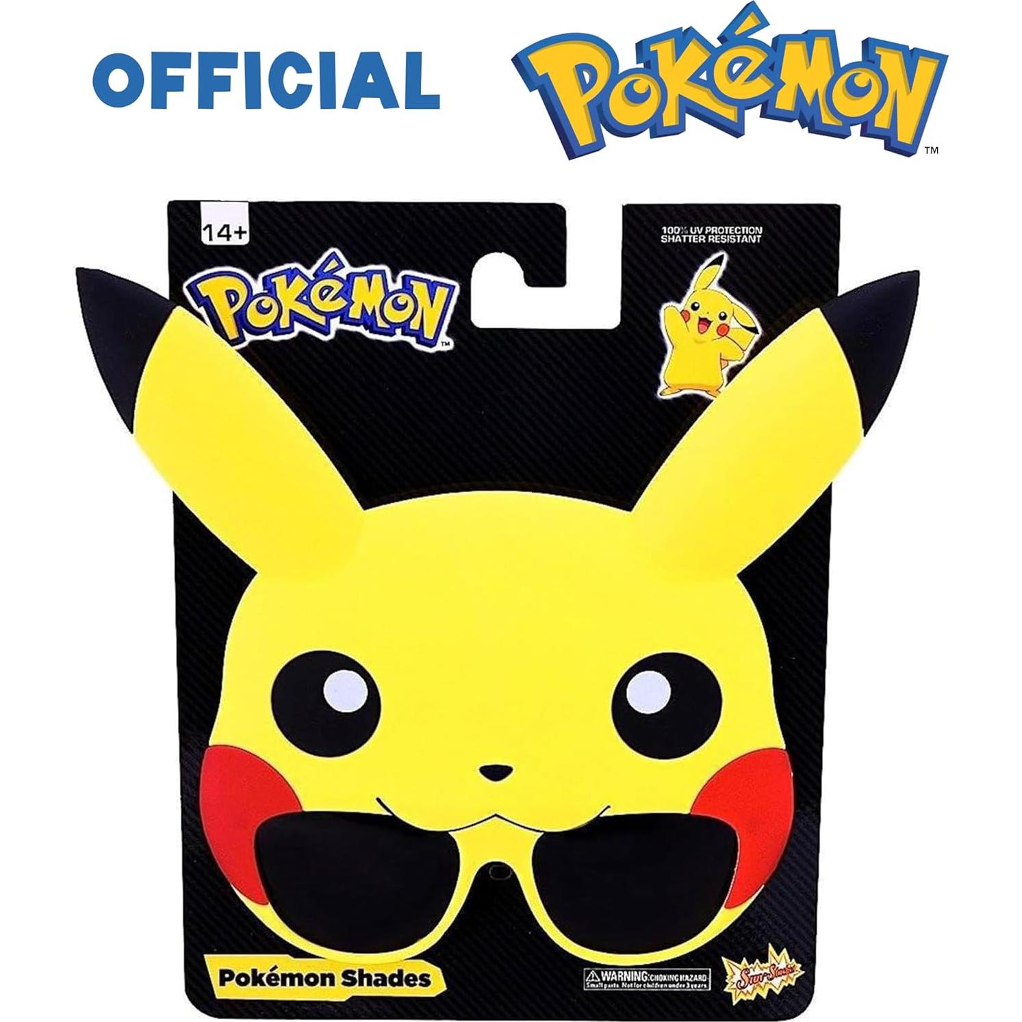 Gafas de sol Pikachu Sun-Staches UV400 para adultos y niños