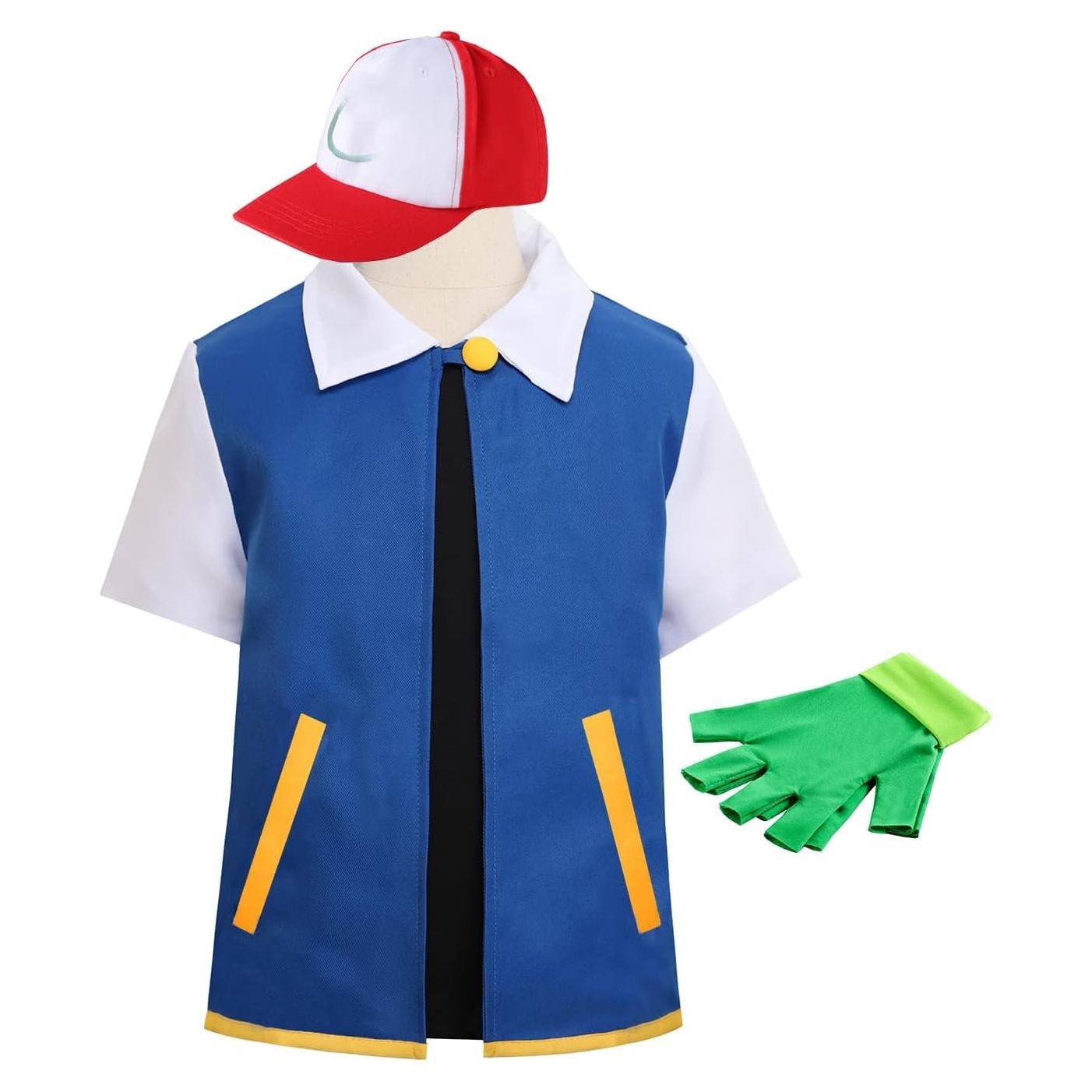 Disfraz unisex para Halloween - Chaqueta, guantes y gorro