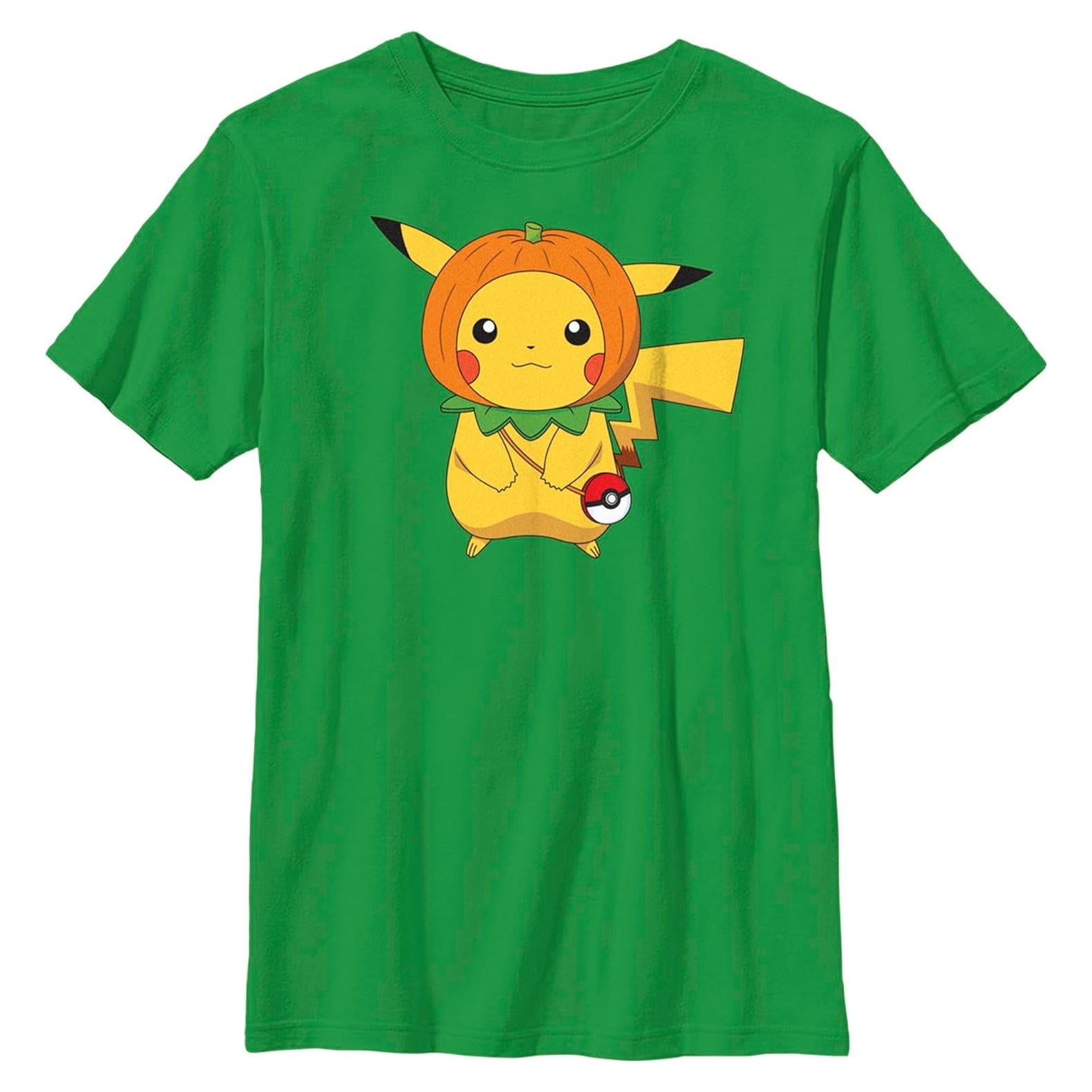 Camiseta Manga Corta Pokemon Sombrero Calabaza Fifth Sun Niños